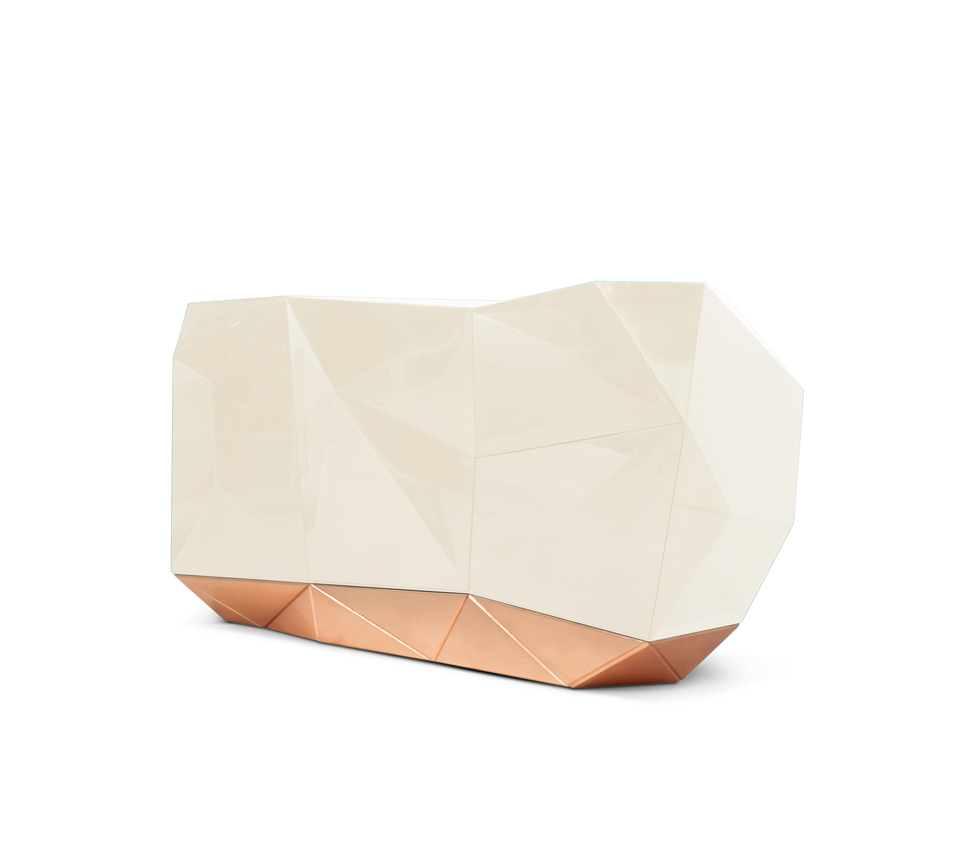 Kremowy kredens Prism