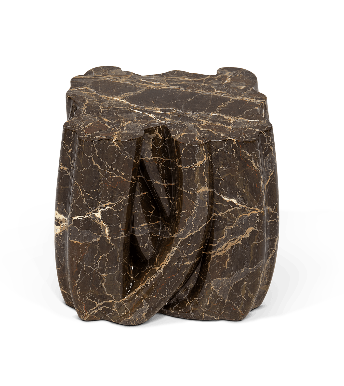 Brązowy stolik boczny Spectrum