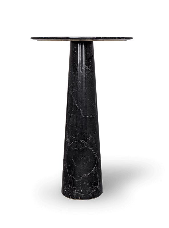 Czarny stolik barowy Forge