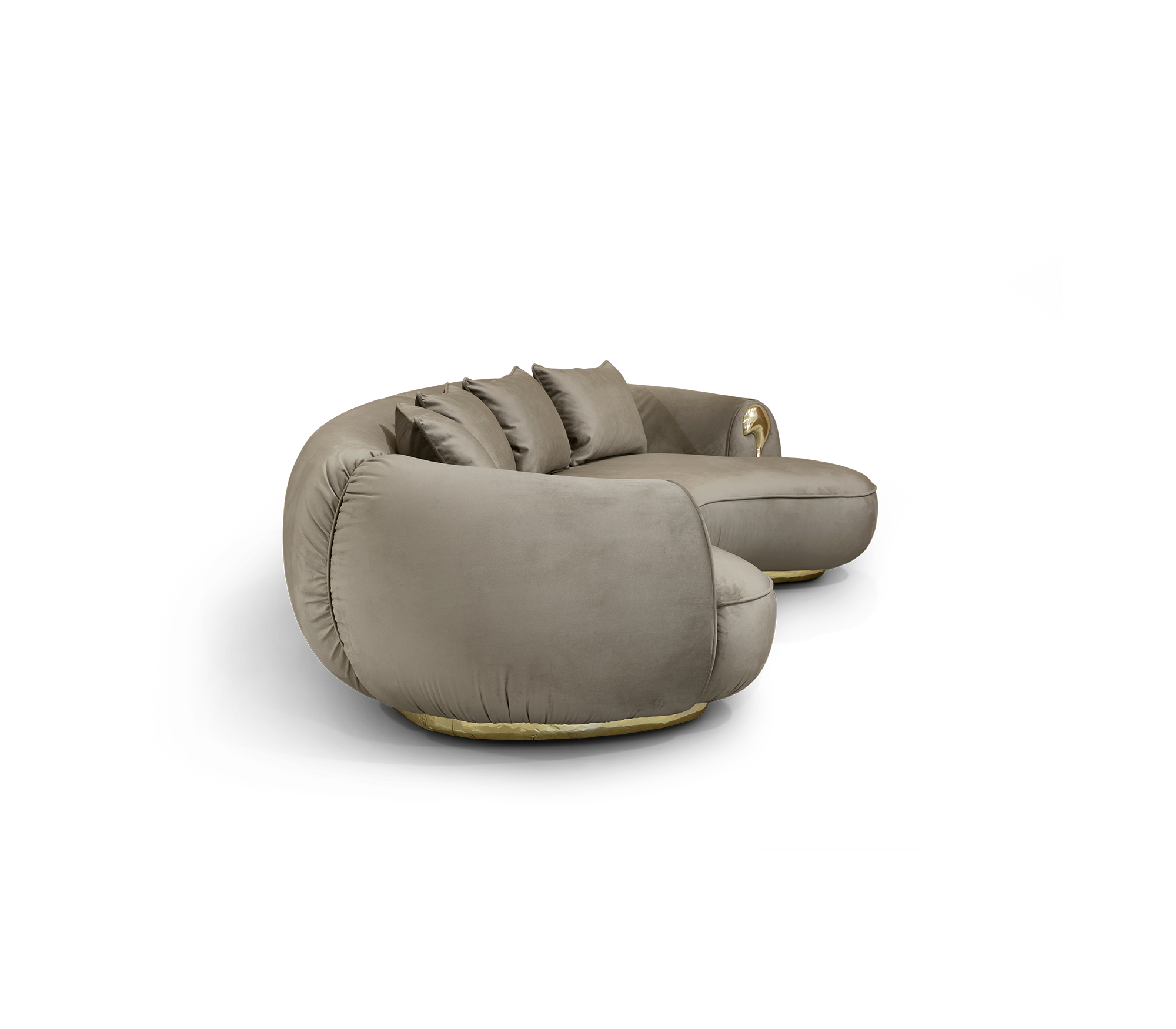 Zakrzywiona sofa Solara Luxe