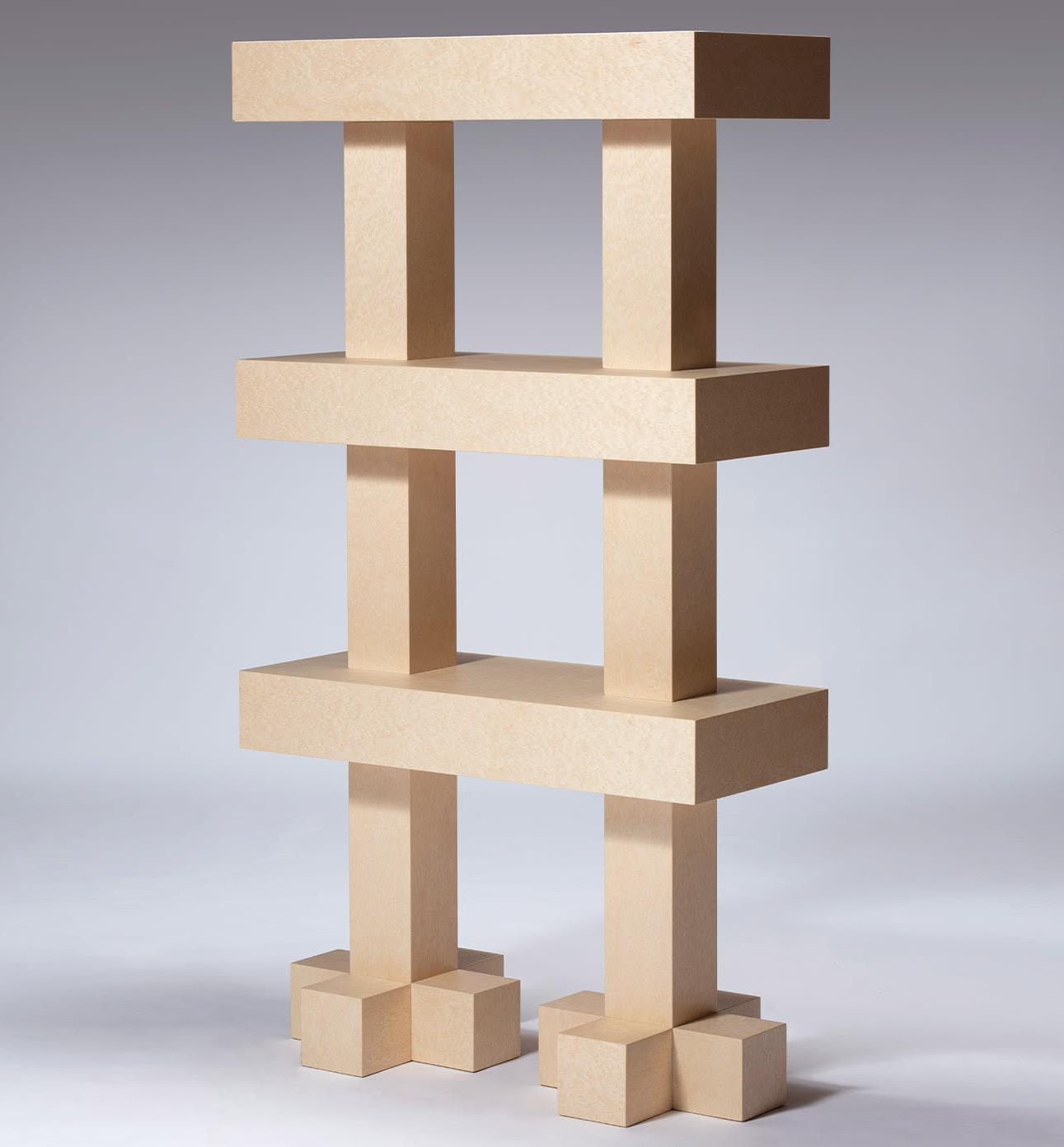 Współczesny Regał Drewniany