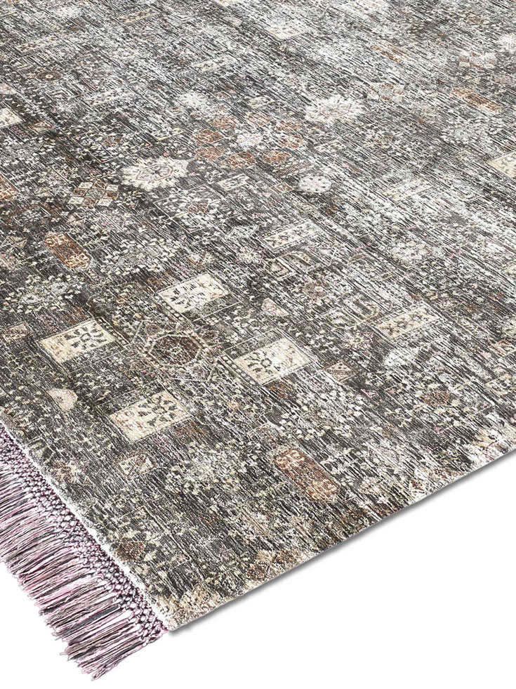 Dywan Agra No. 58 Original on Charcoal | Rozmiar: 183 x 274 cm