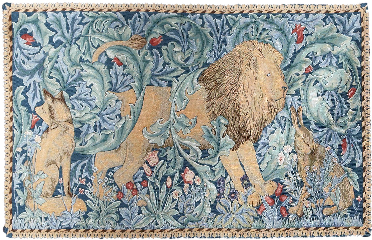Gobelin The Forest Lion W. Morris | Rozmiar: 75 x 120 cm