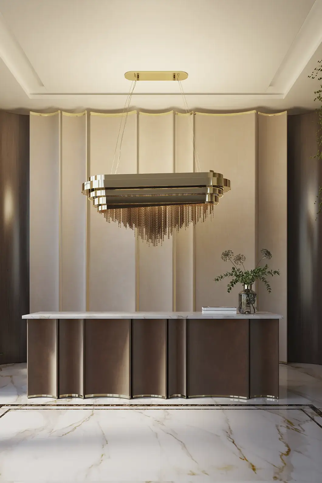 Lampa wisząca Art Deco - 7