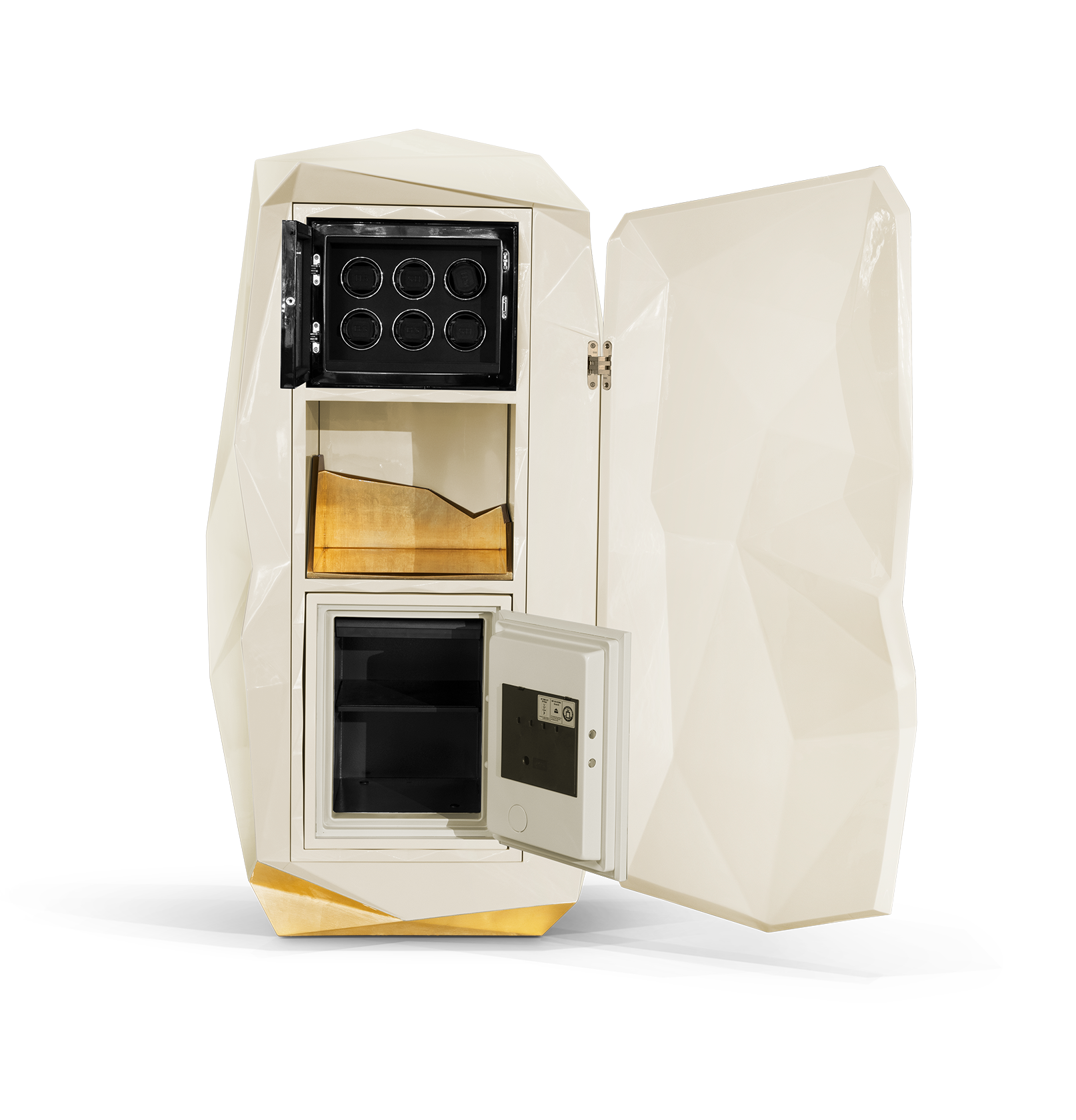 Kremowy sejf Elite Prism