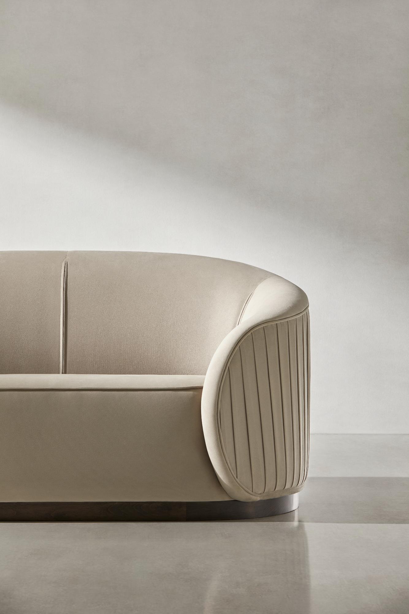 Duża beżowa sofa Abano