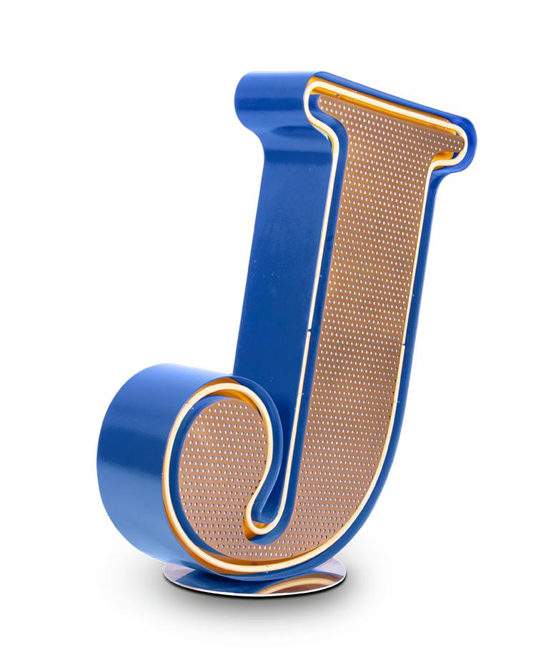 Oświetlenie literka J – Joyful