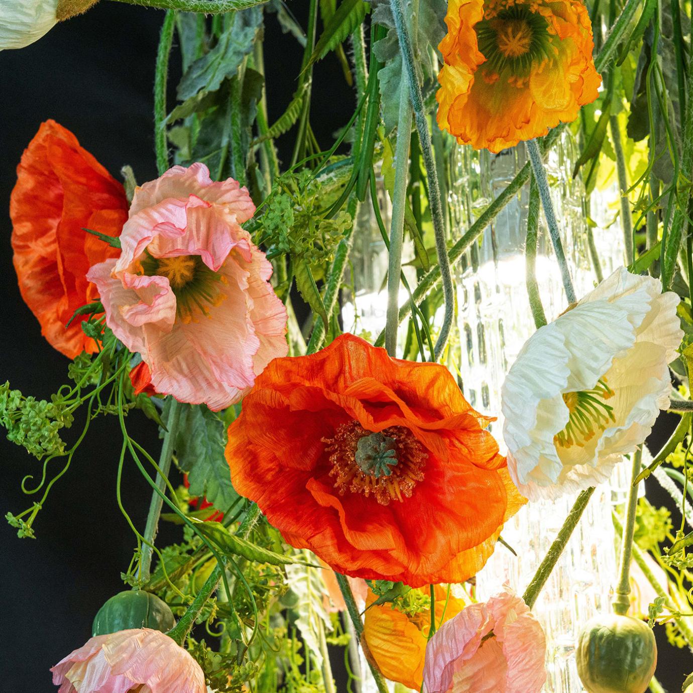Kwadratowy żyrandol Poppy