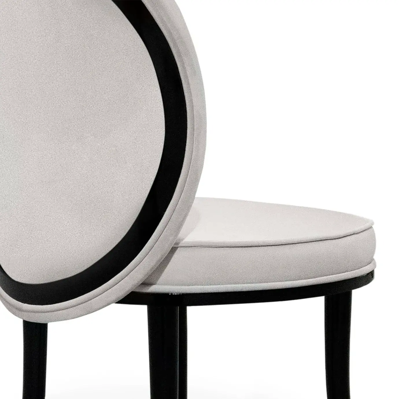 Krzesło jadalniane Mistral z tapicerowanym oparciem