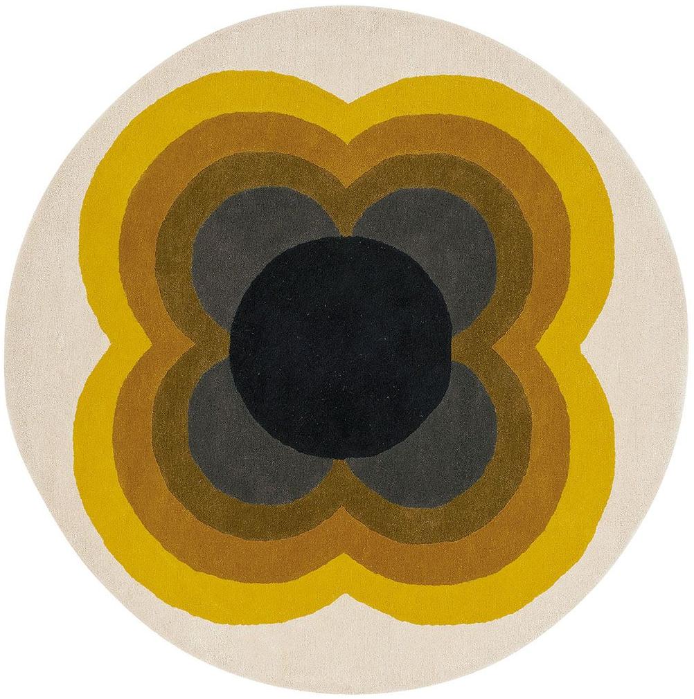 Dywan Sunflower Yellow Circle 060006 | Rozmiar: Ø 150 cm