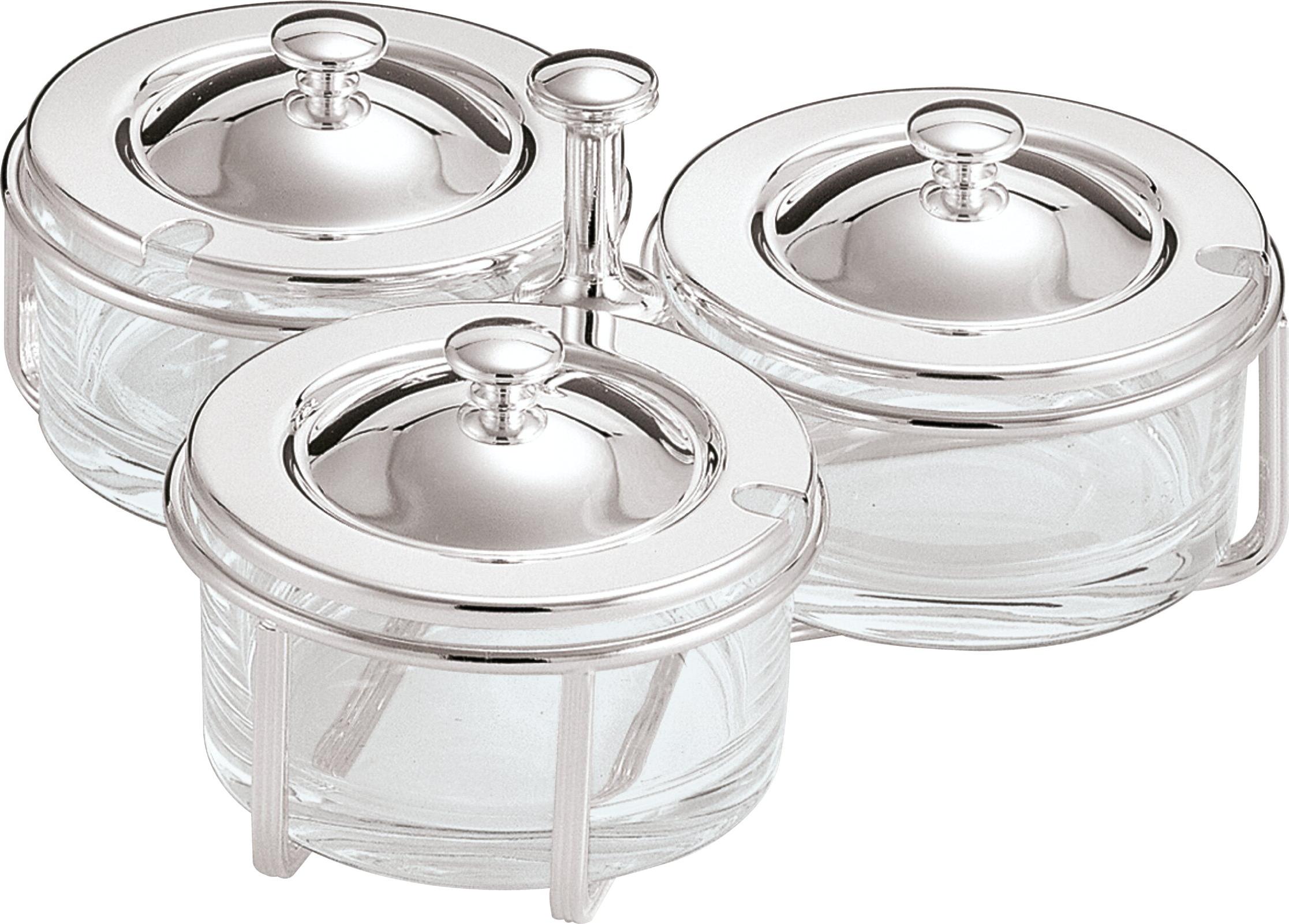 Potrójny pojemnik na konfitury