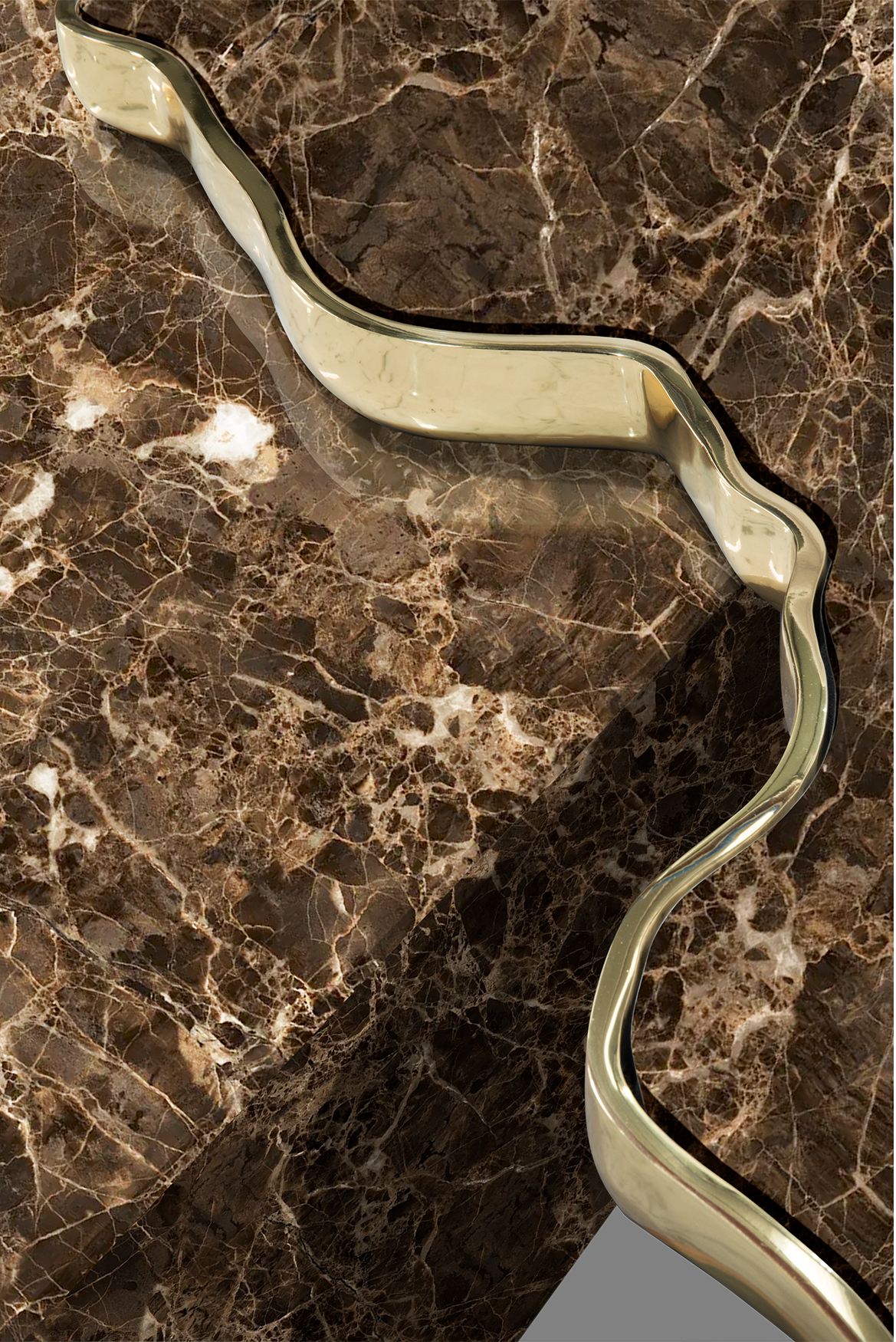 Stolik kawowy Valencia z kamienia Emperor