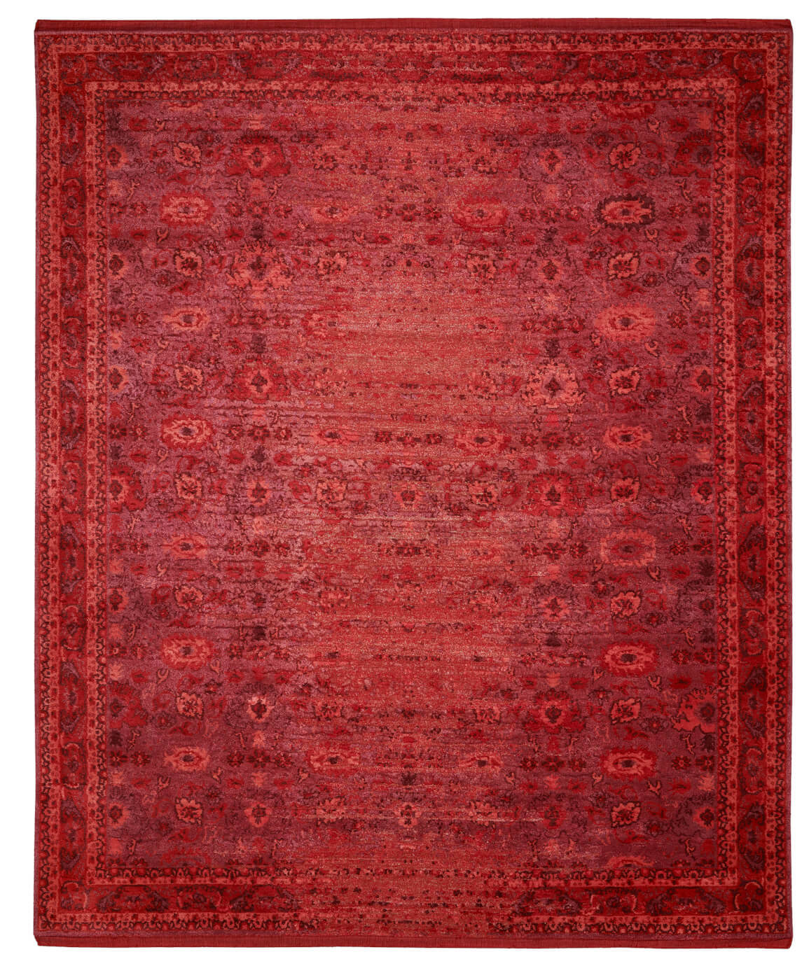 Dywan Bidjar Stomped Reverse Red