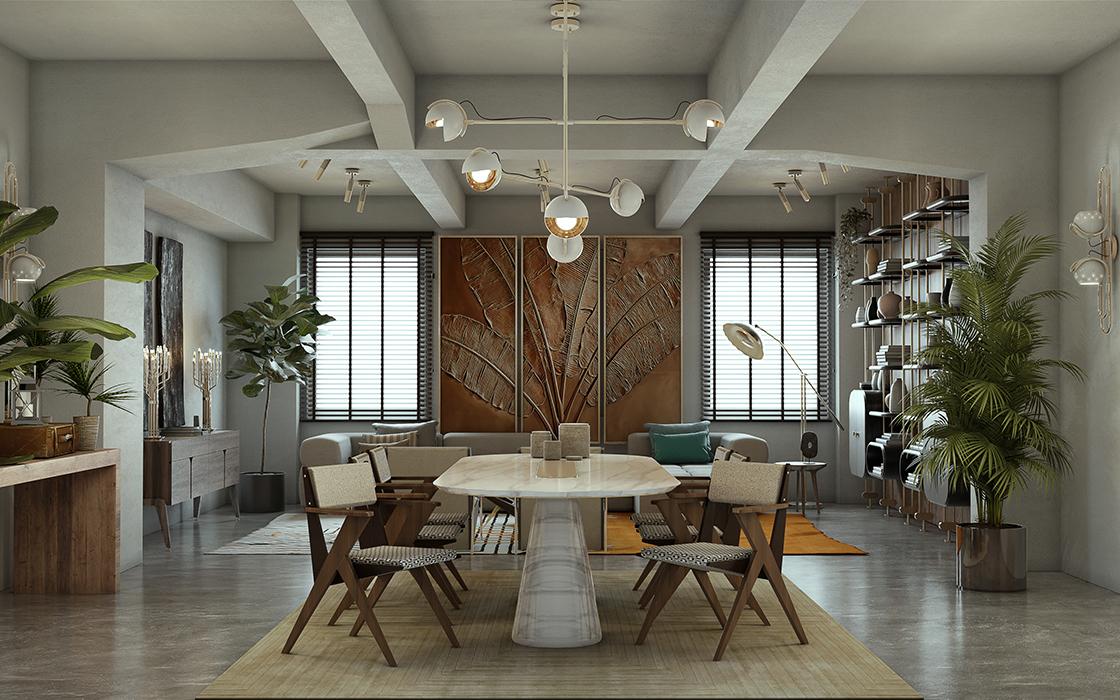 Owalny stół jadalniany Forge - 3