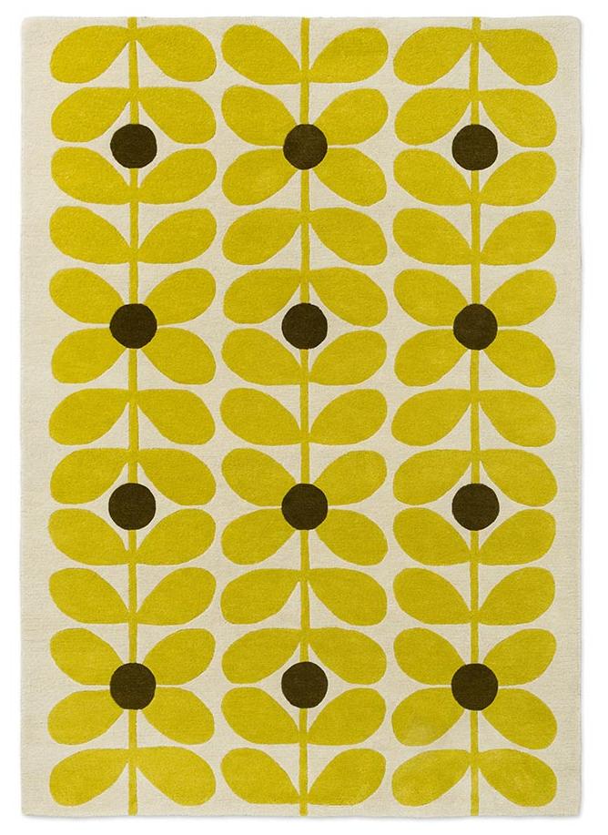 Dywan Sixties Stem Yellow | Rozmiar: 160 × 230 cm