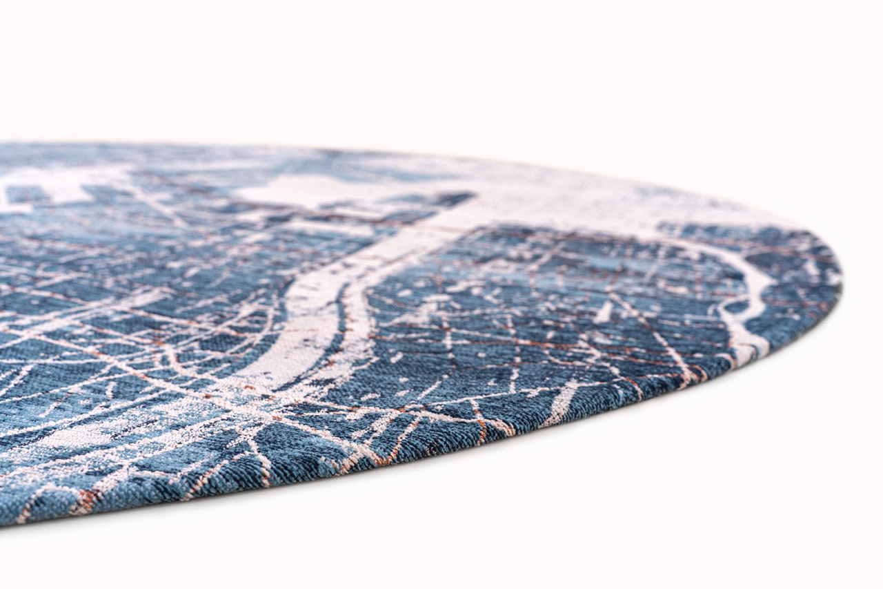 Dywan okrągły Conductive Blue 9314 | Rozmiar: Ø 240 cm
