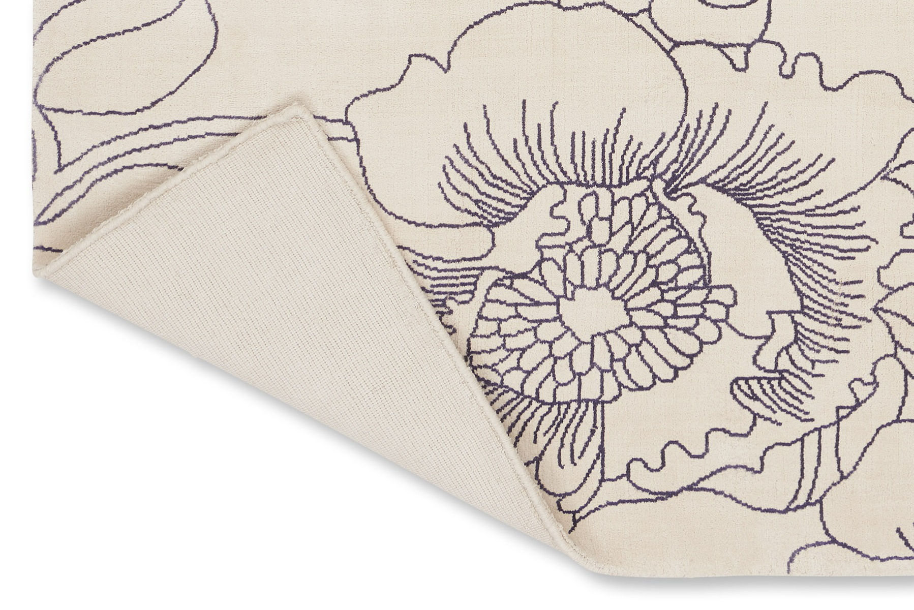 Dywan Linear Floral Blue 162508 | Rozmiar: 250 x 350 cm