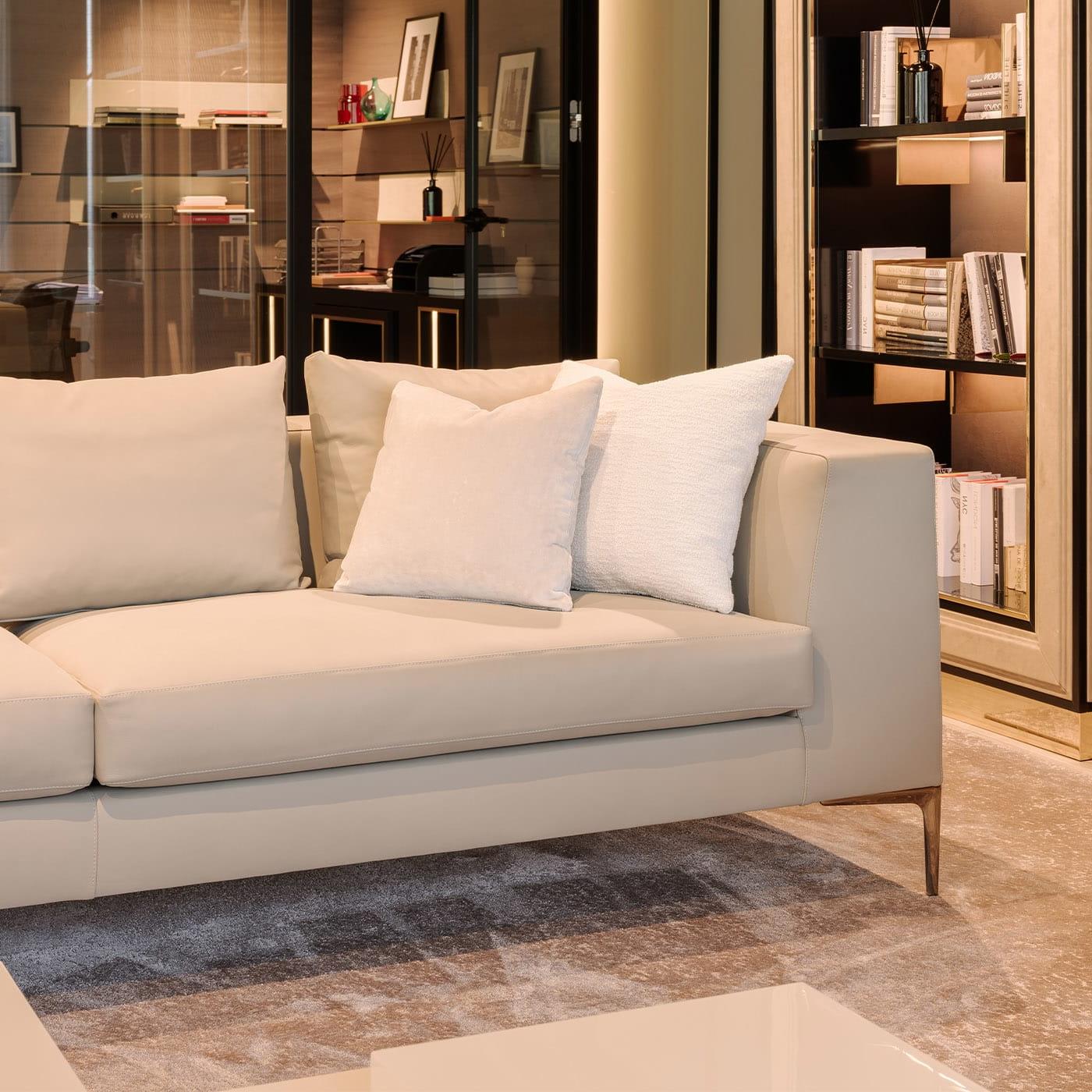 Sofa Meredith rzemieślnicza włoska | Wymiary: Szer. 190 cm | Tapicerka: Tkanina