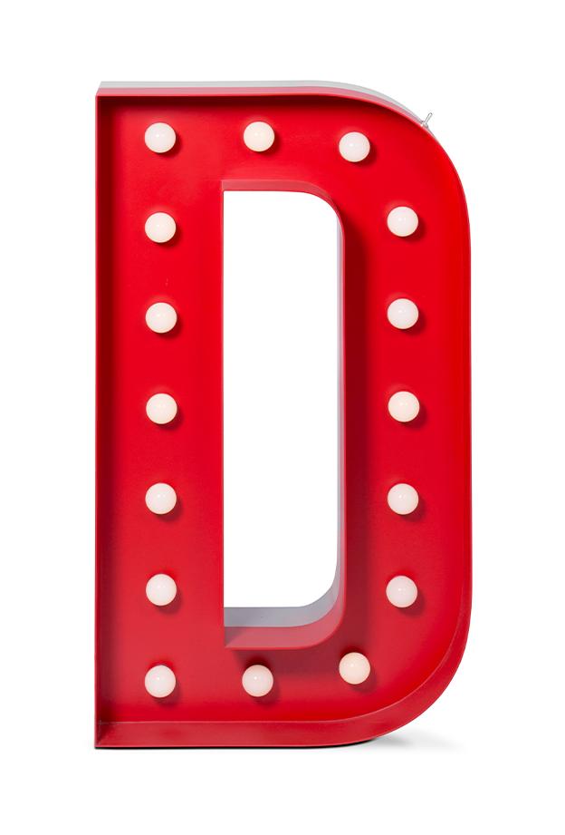 Oświetlenie literka D – Divine