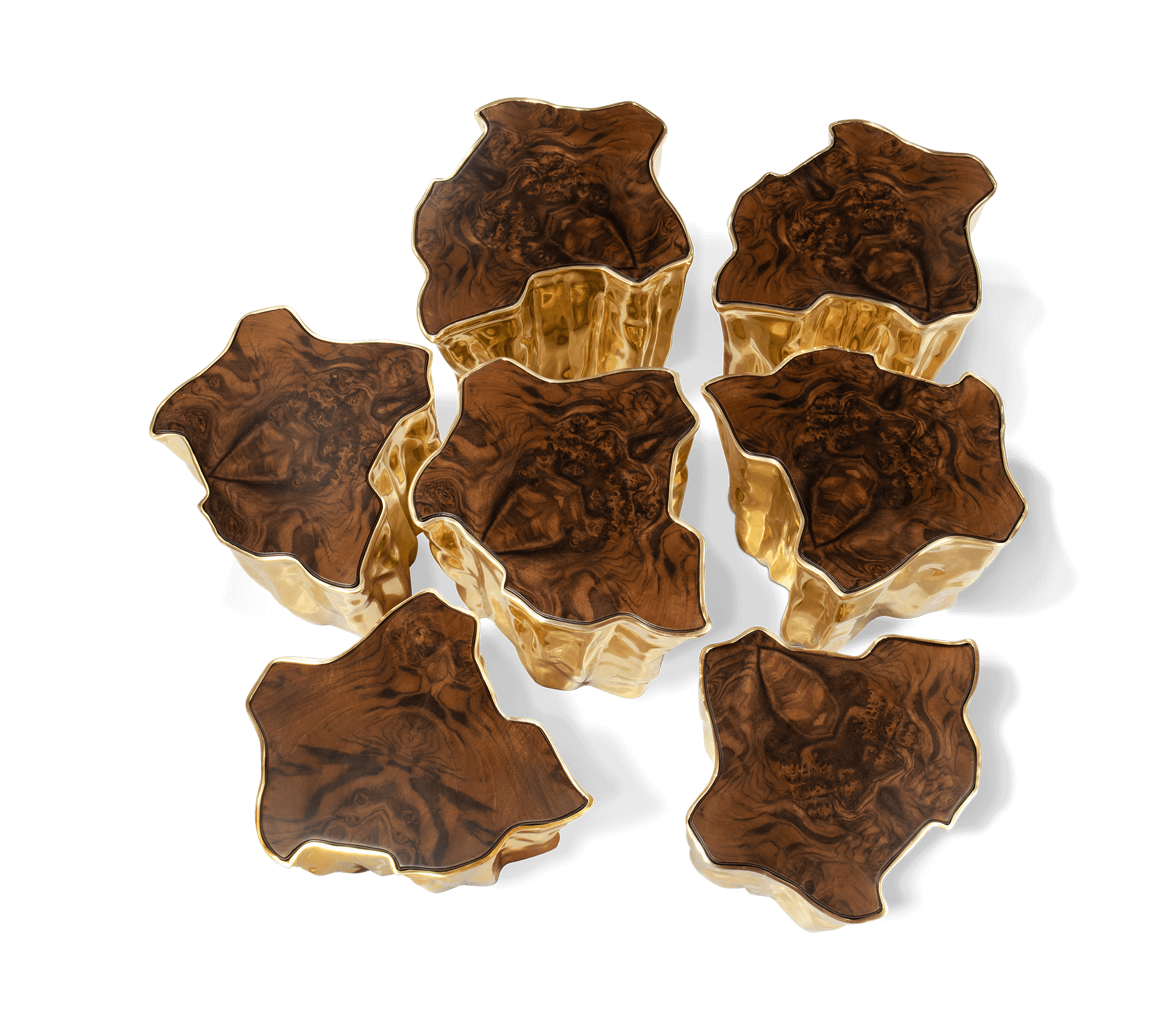 Stolik kawowy Paradise Series z wykończeniem orzechowym