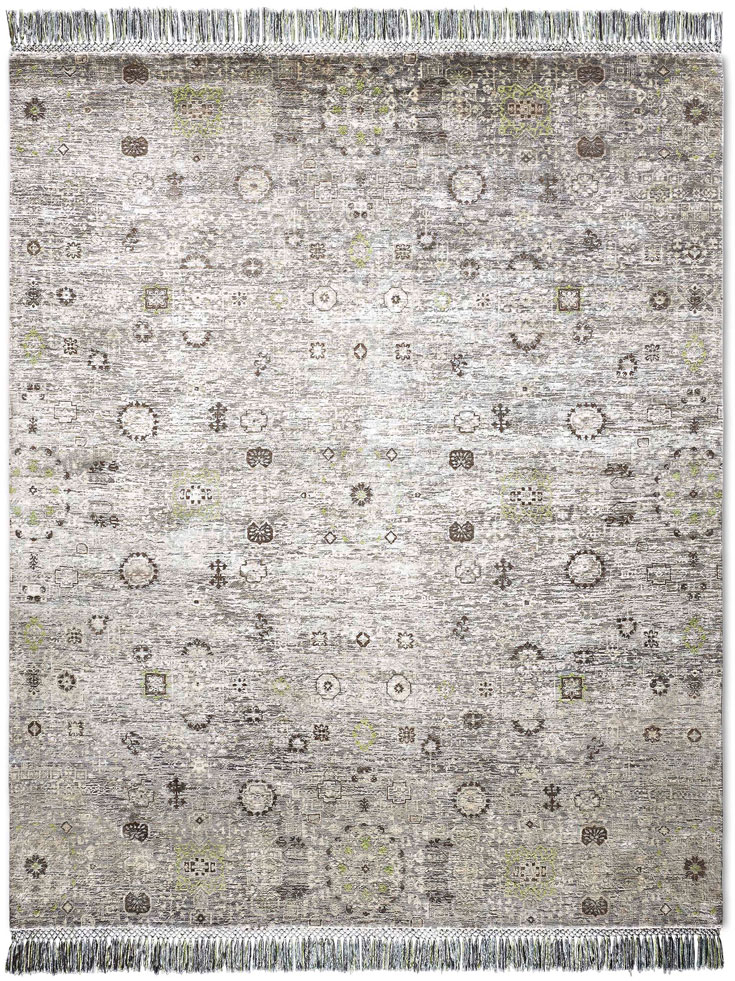 Dywan Rajasthan Agra No. 56 Original on Sage | Rozmiar: 300 x 400 cm