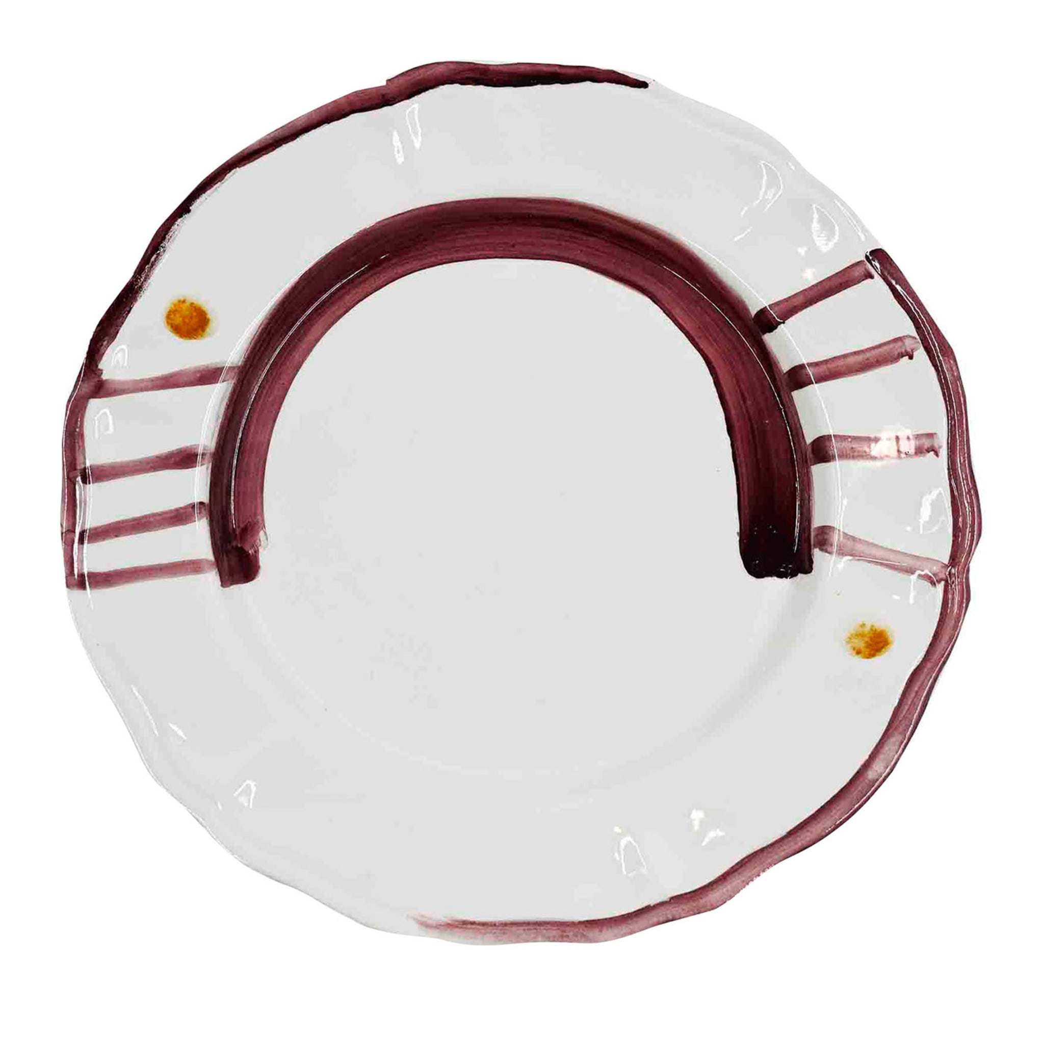 Ręcznie robiony talerz ceramiczny