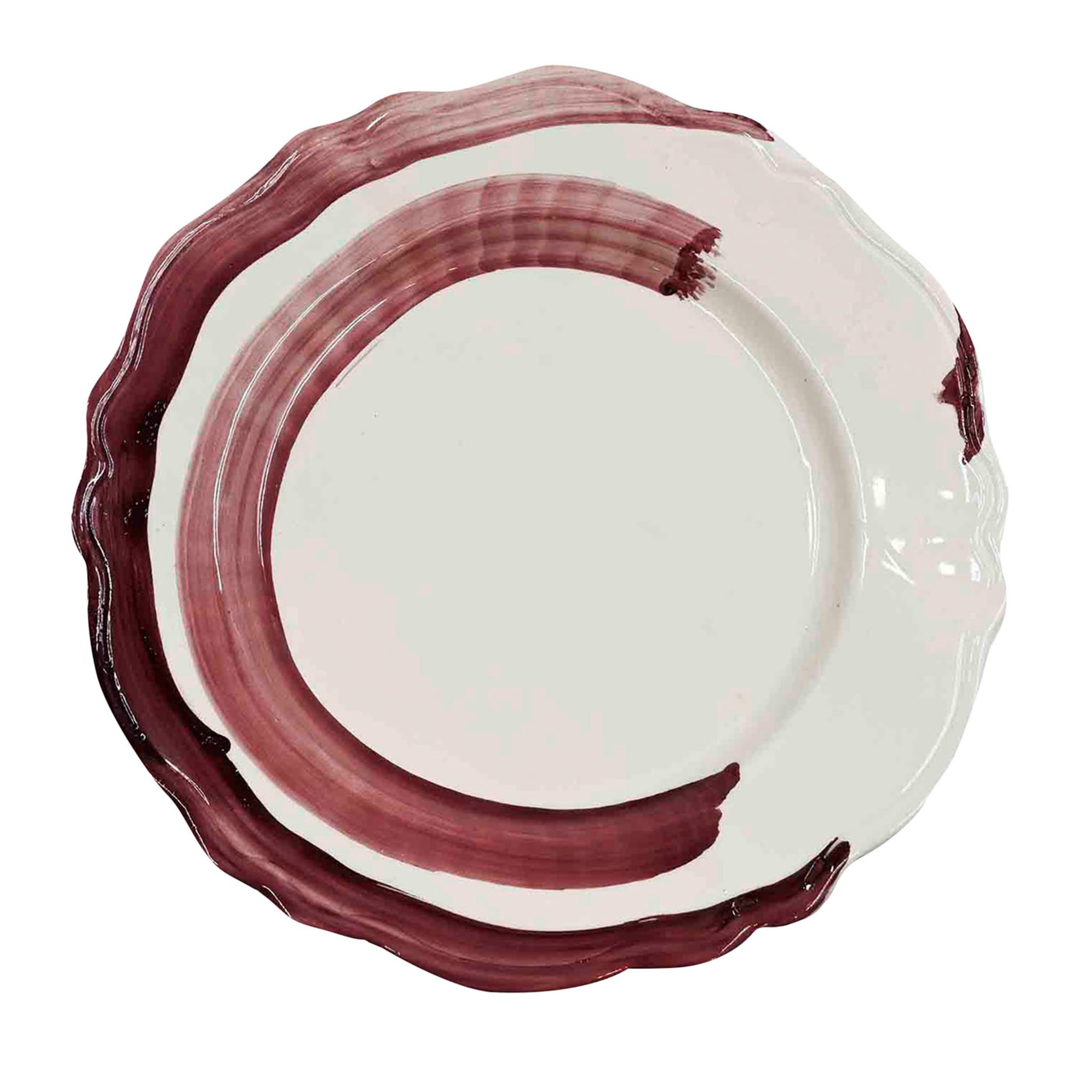 Ręcznie robiony talerz ceramiczny