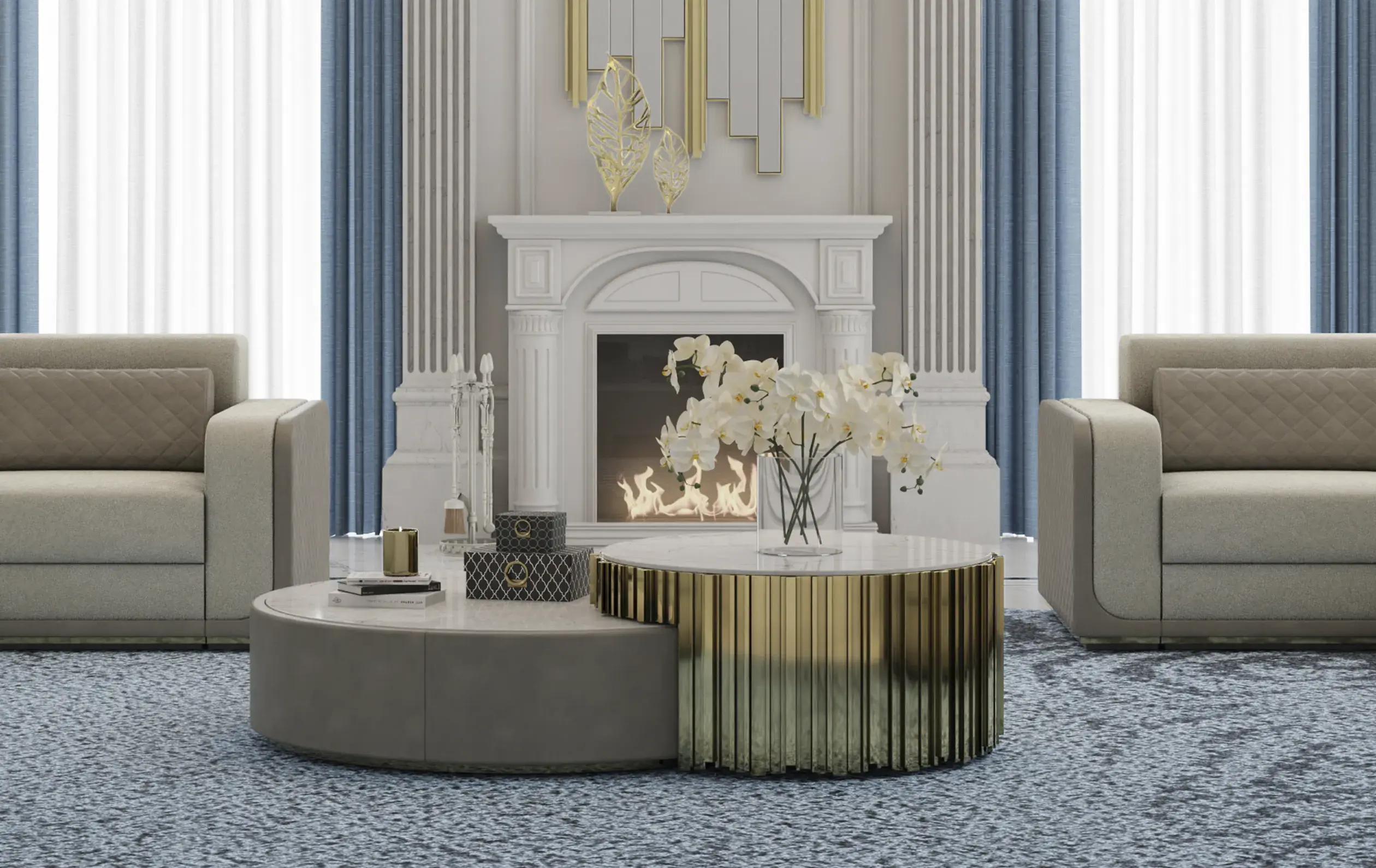 Stolik kawowy Imperial Set I - 5