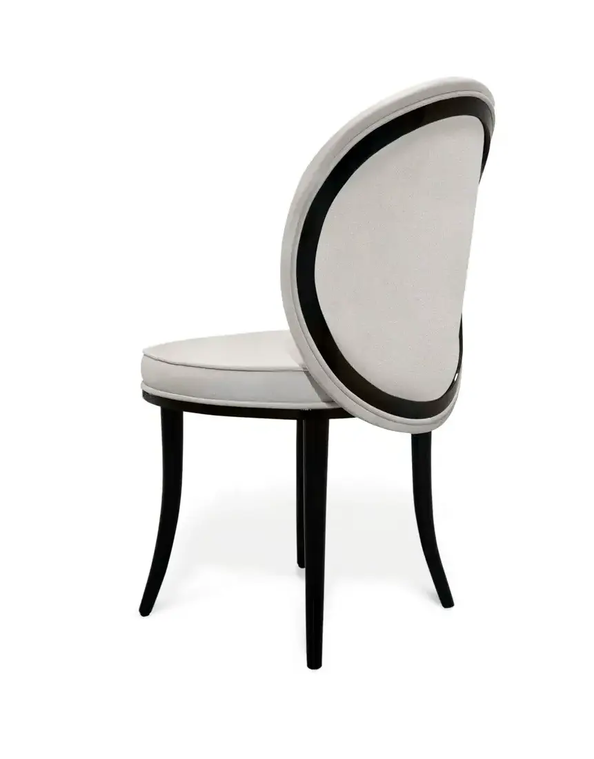 Krzesło jadalniane Mistral z tapicerowanym oparciem