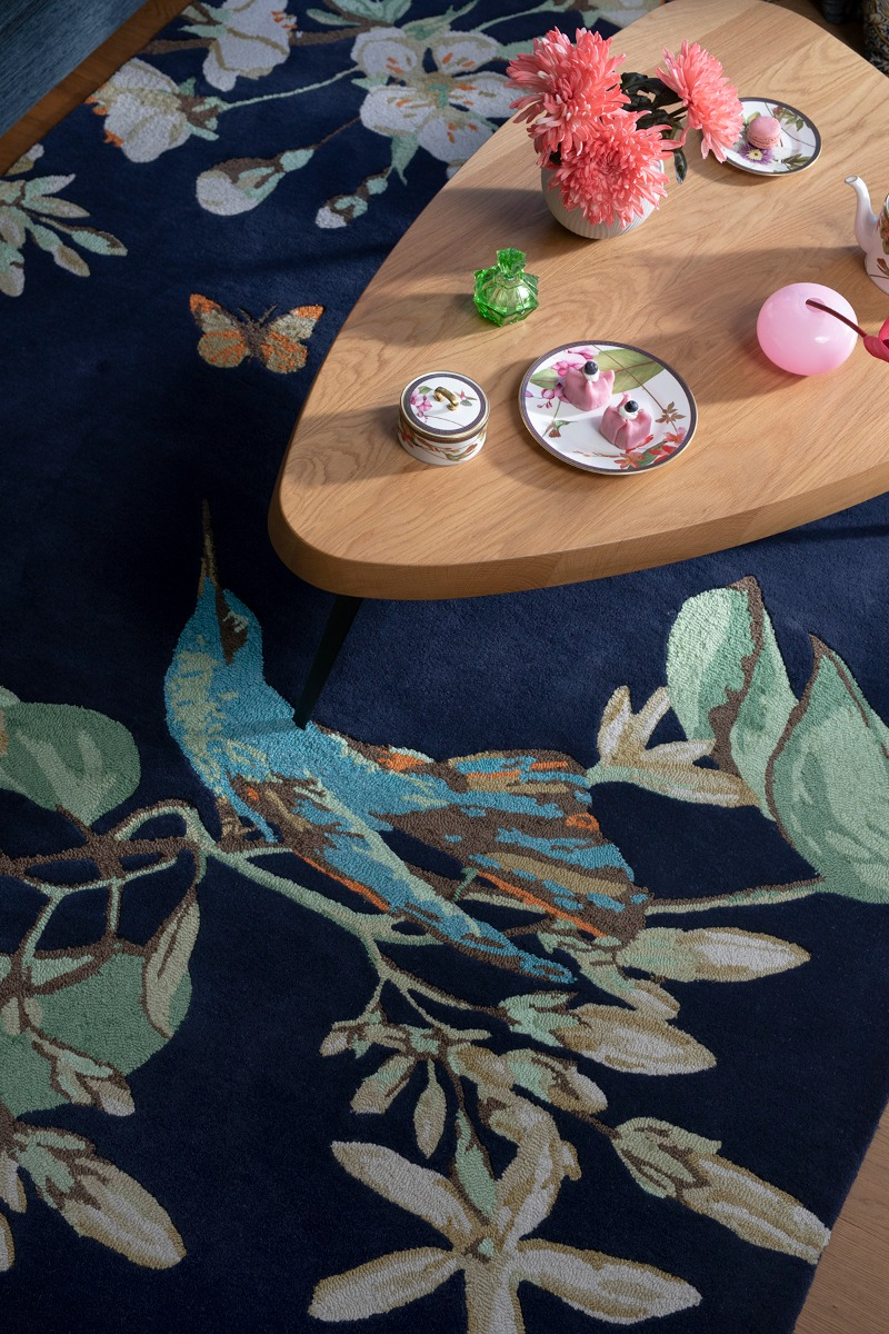 Dywan Hummingbird Navy 37818 | Rozmiar: 120 x 180 cm