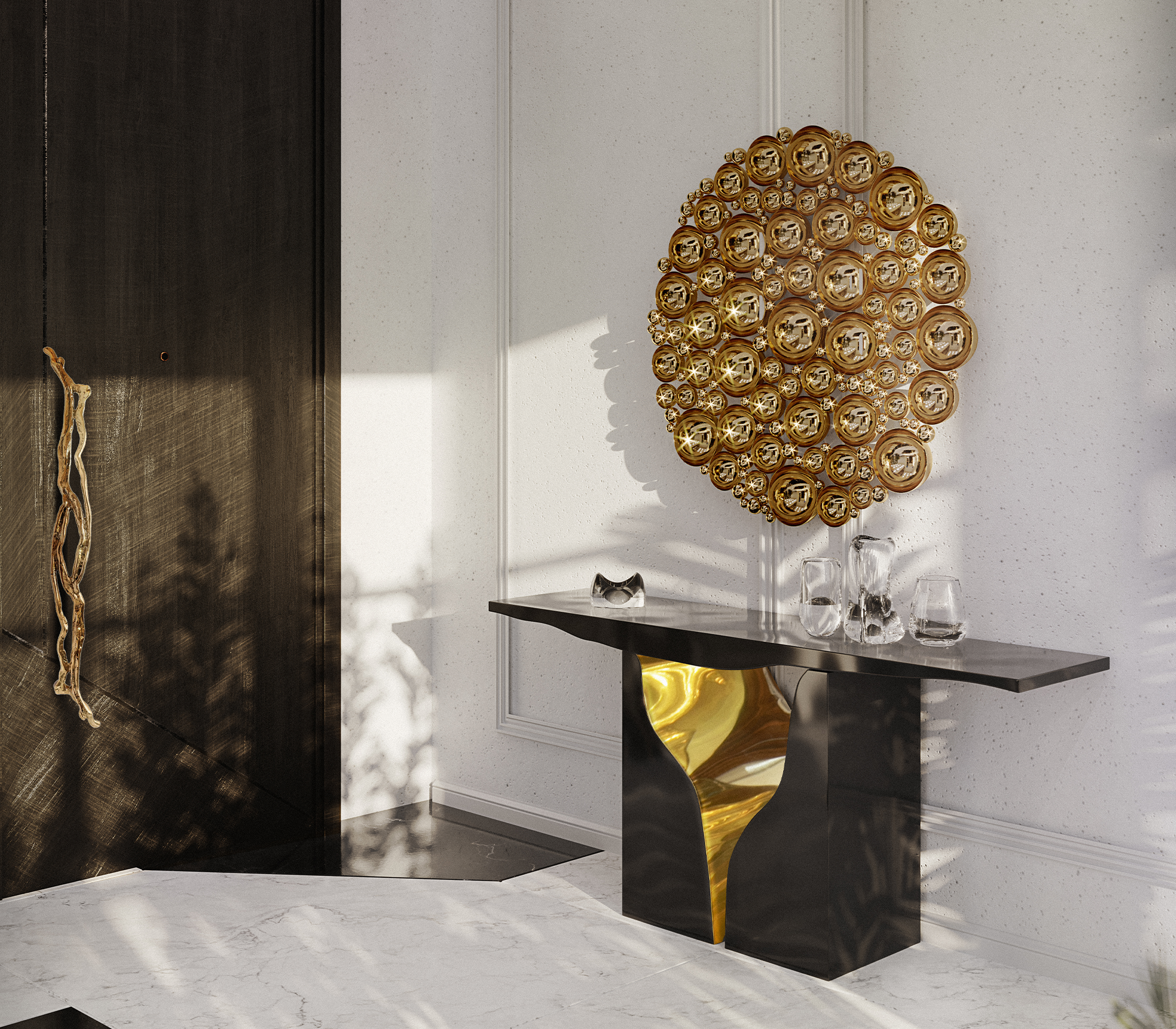 Czarna konsola Fissure