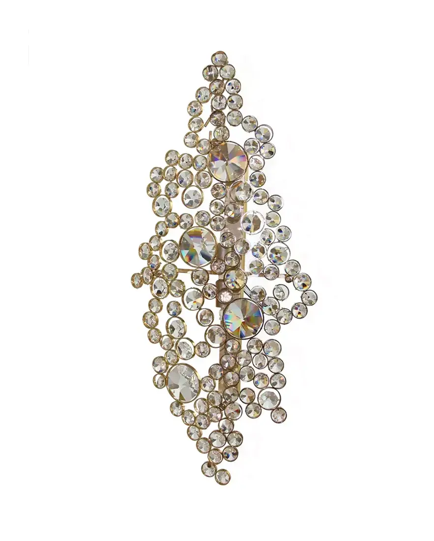 Kinkiet Eternelle Clear Glass Sconce