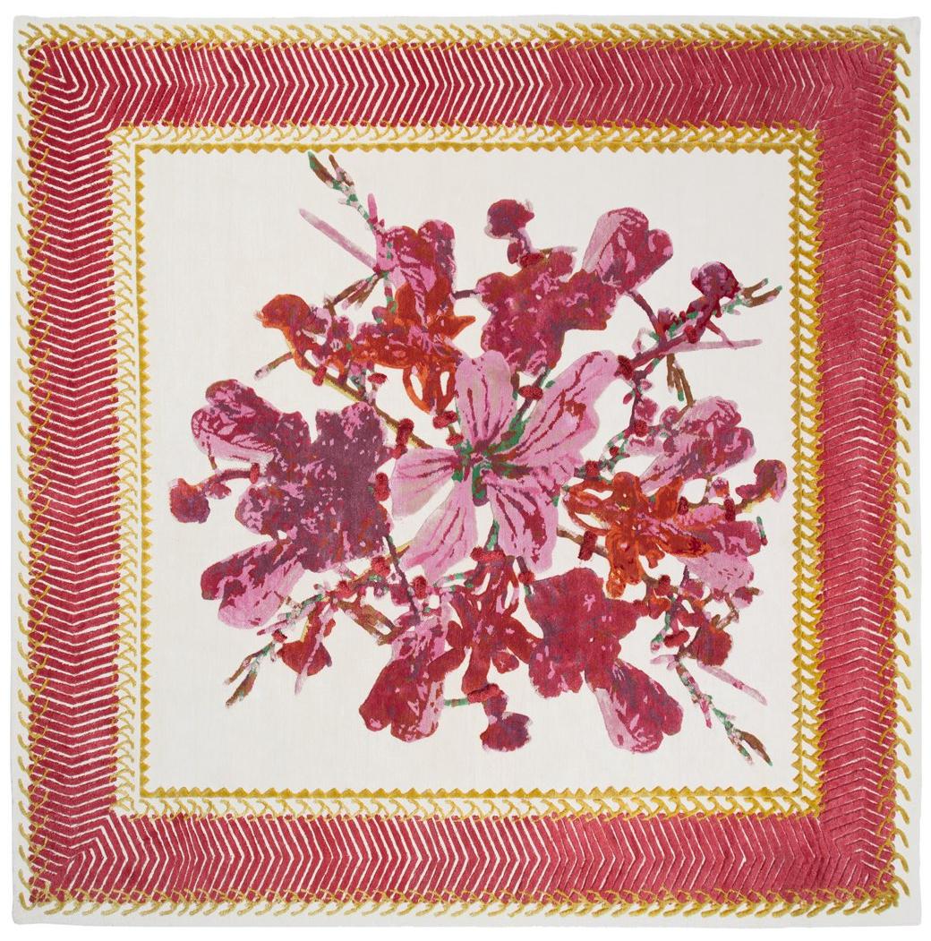 Dywan Savage Flowers: Red Harmony