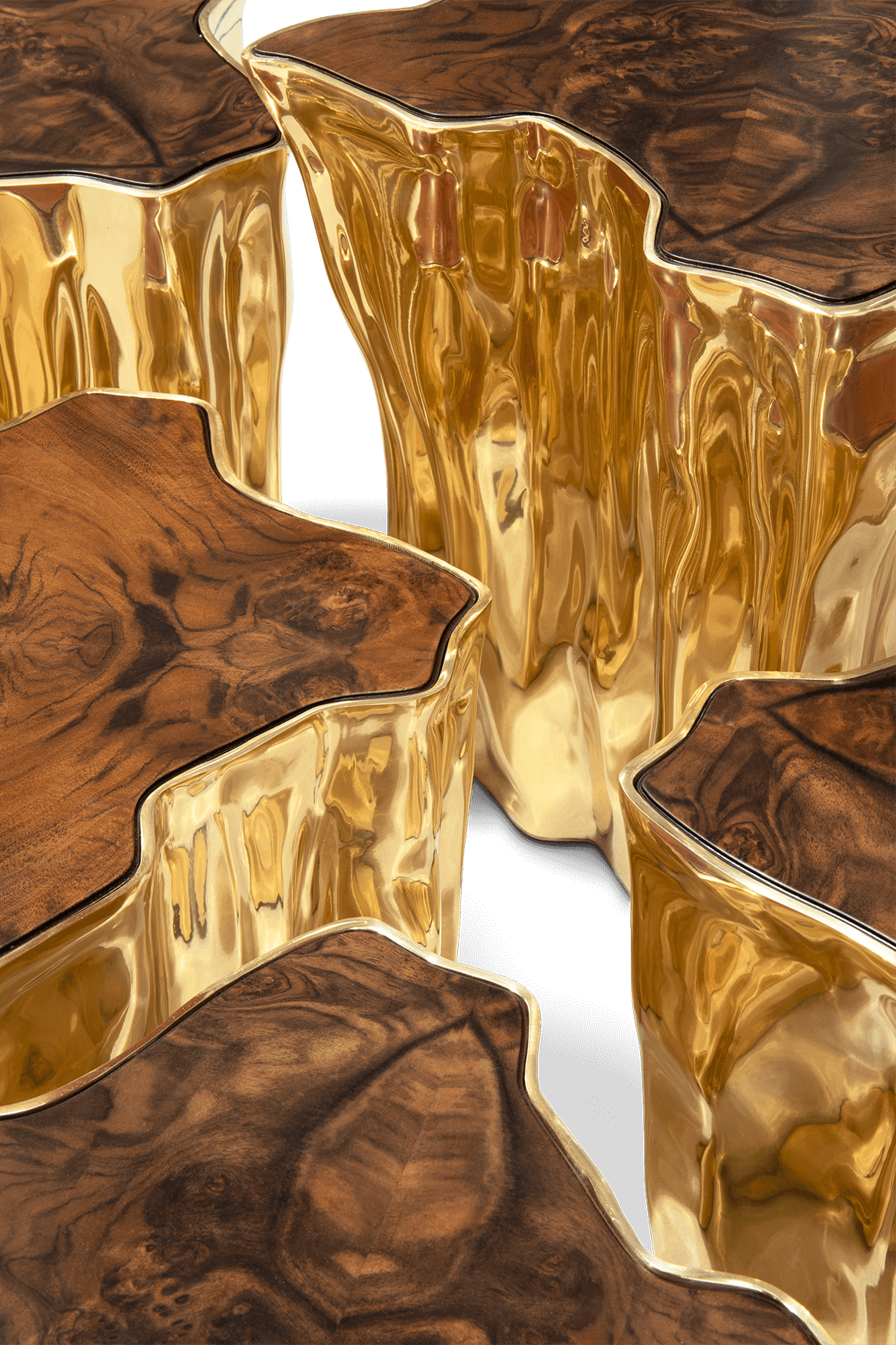 Stolik kawowy Paradise Series z wykończeniem orzechowym