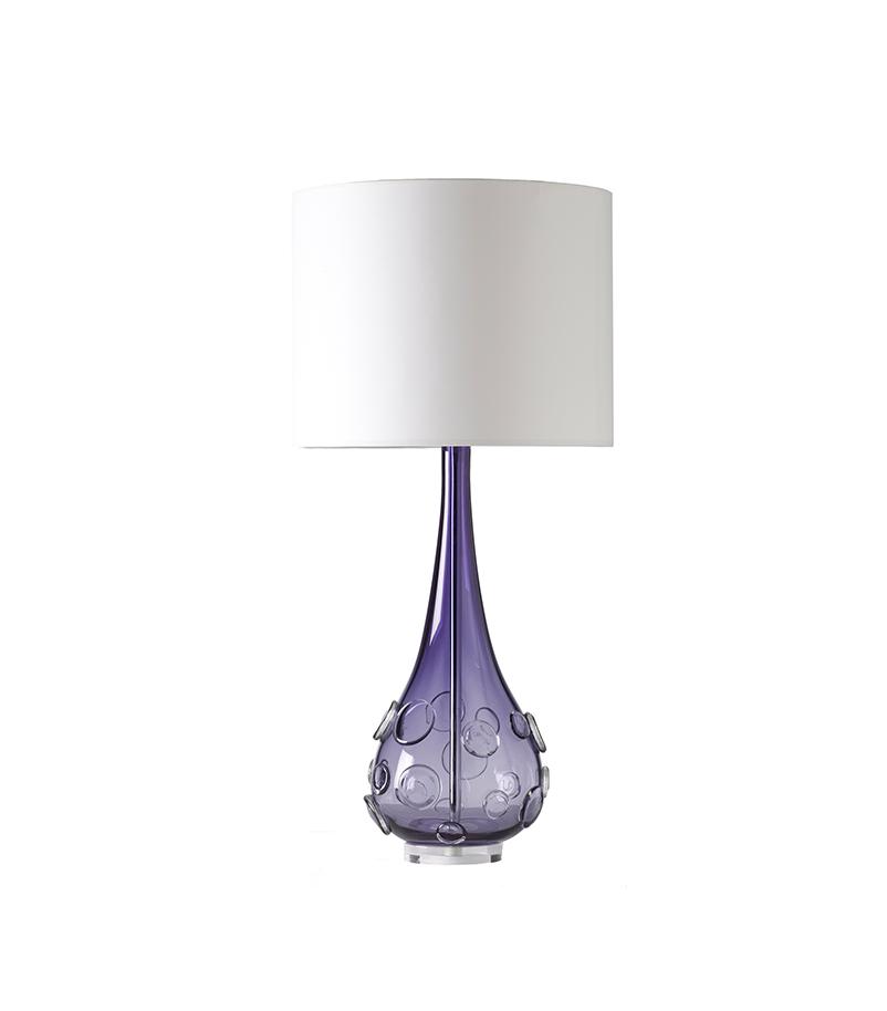 Lampka stołowa Sebastian Amethyst
