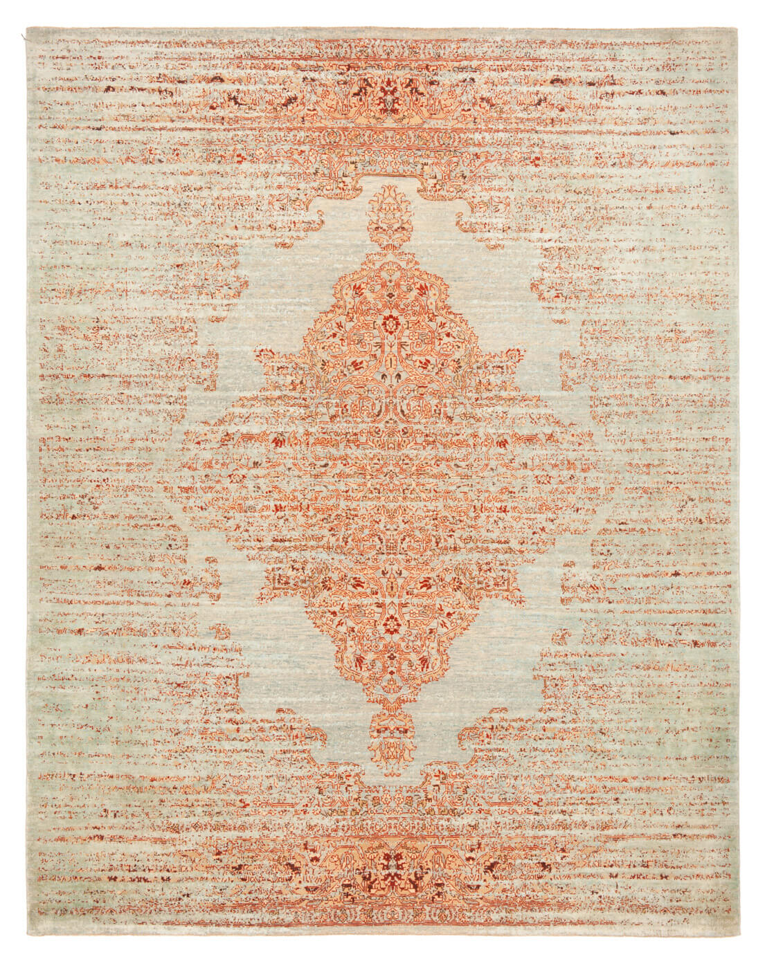 Dywan Tabriz Fashion Stomped Blue Babyblue Silk | Rozmiar: 300 x 400 cm