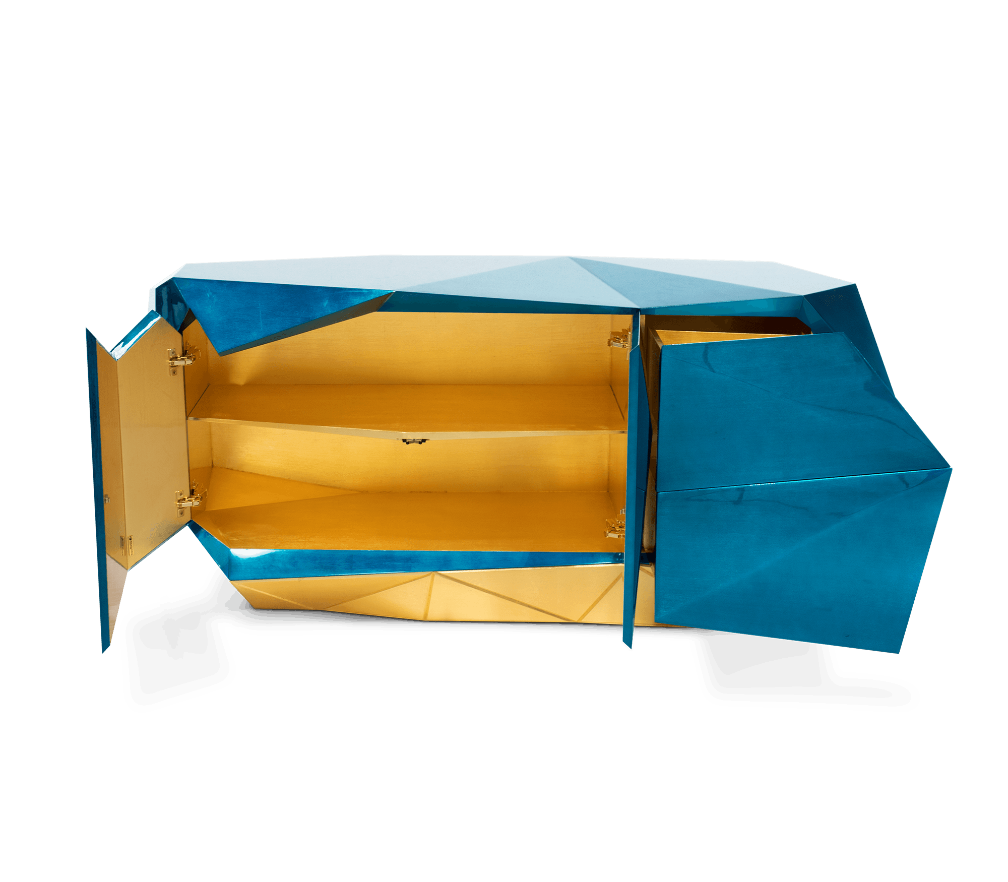 Niebieski kredens Prism