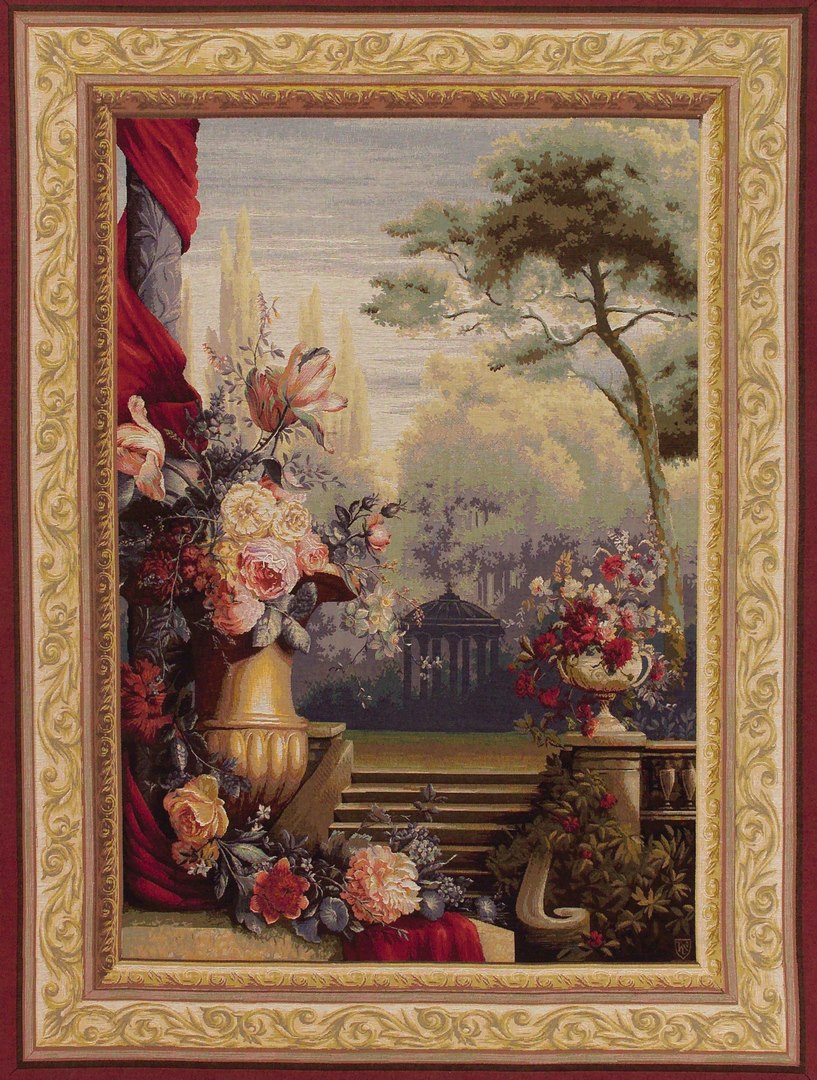 Gobelin Bouquet and Garden | Rozmiar: 110 × 150 cm
