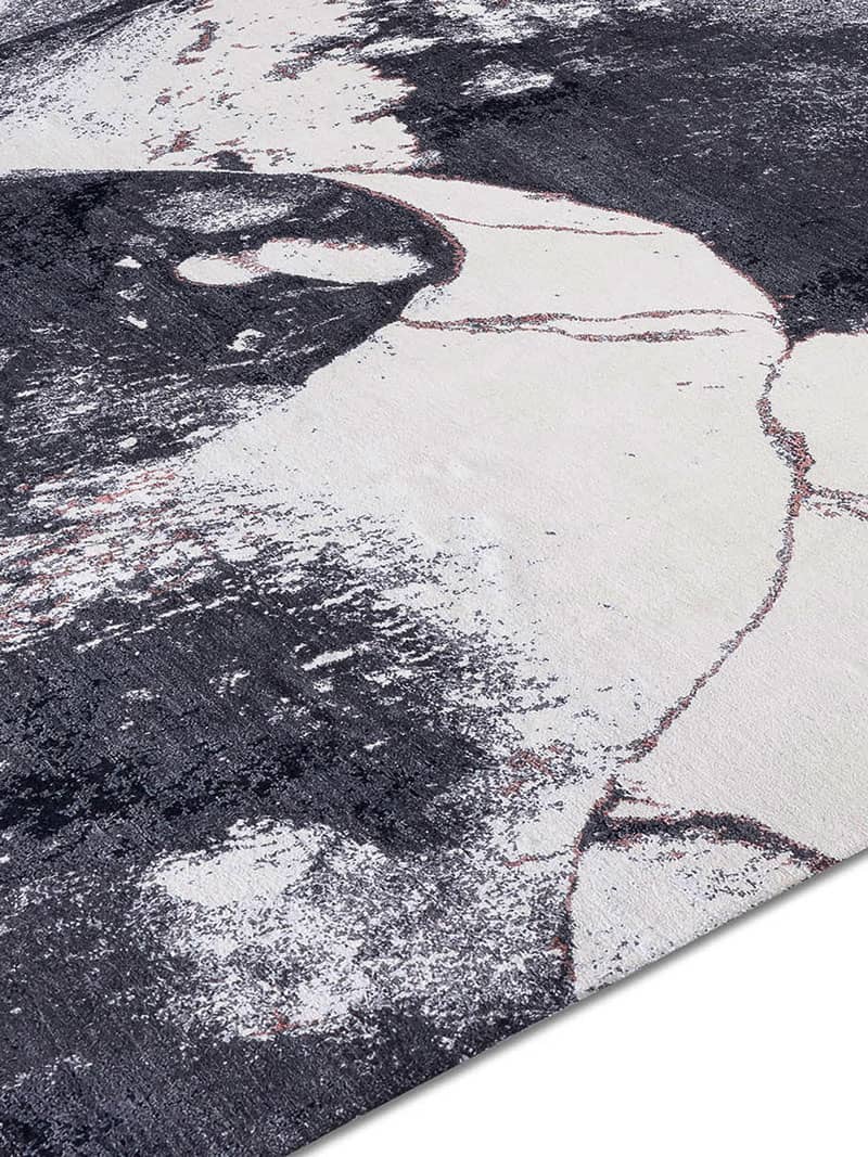 Dywan Black No. 01 Original on White | Rozmiar: 170 x 240 cm