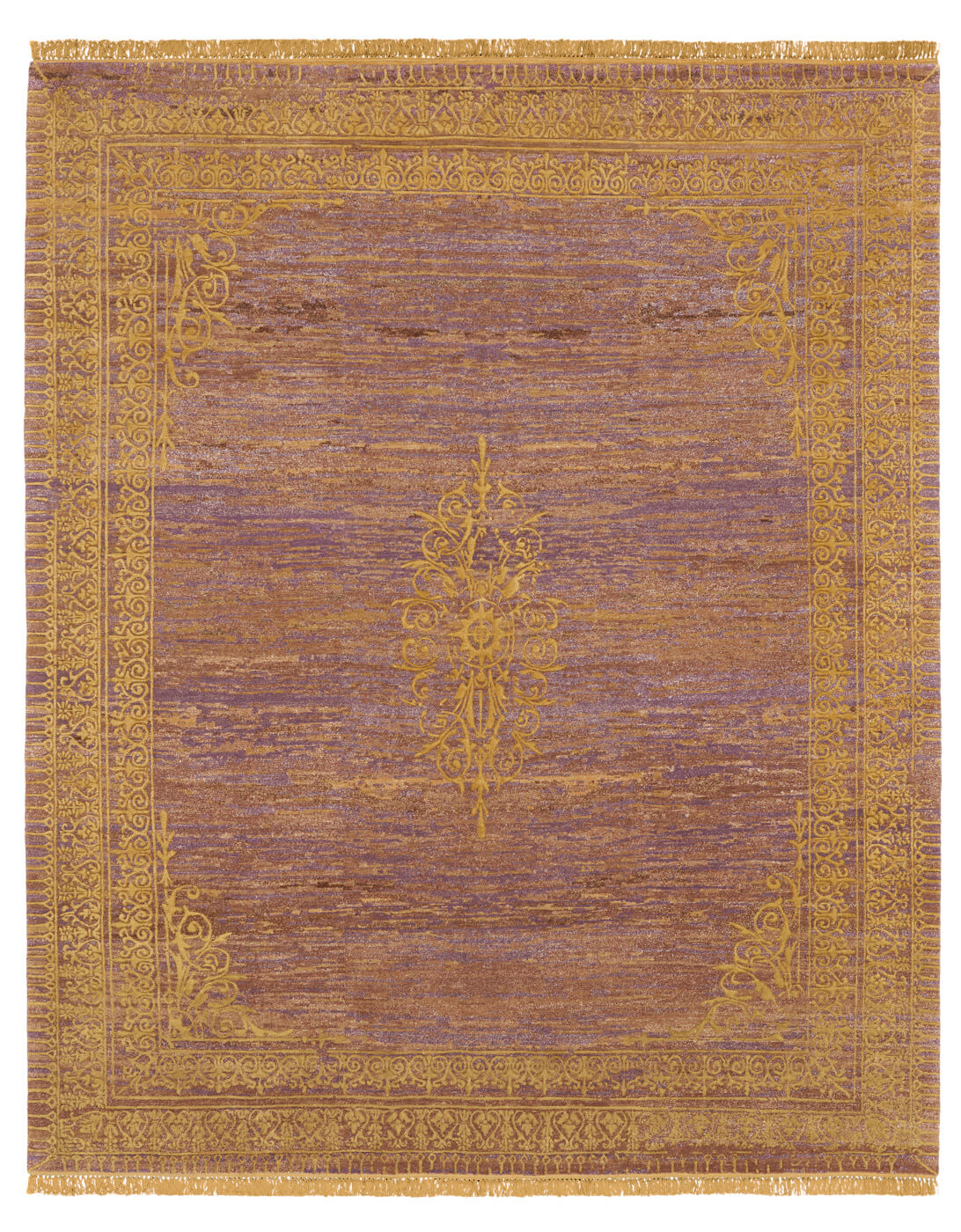 Dywan Ravenna Radi Little Rocked Purple Biege | Rozmiar: 450 × 550 cm