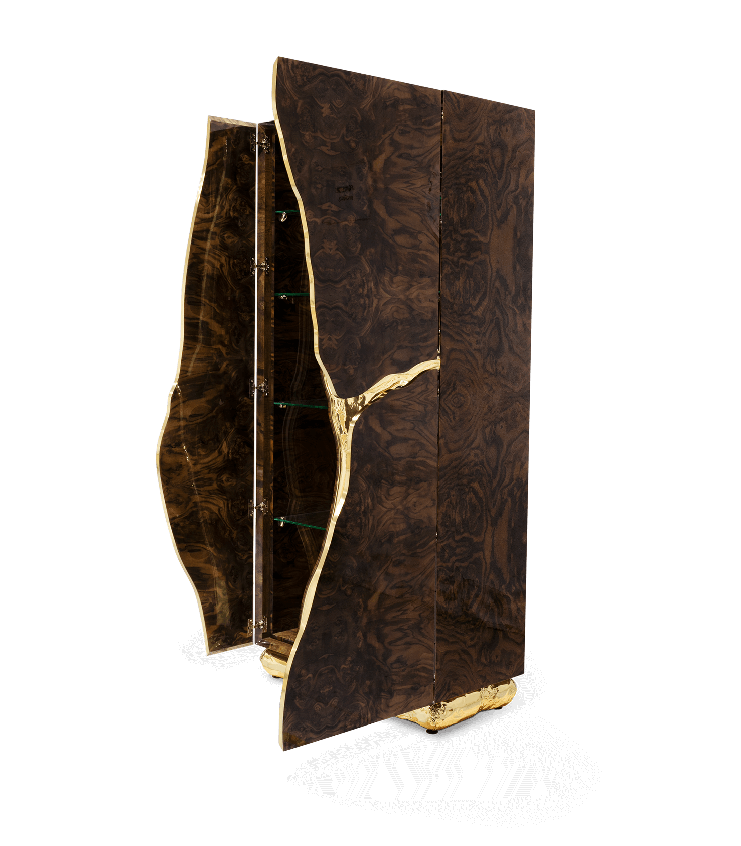 Szafka Fissure z orzecha