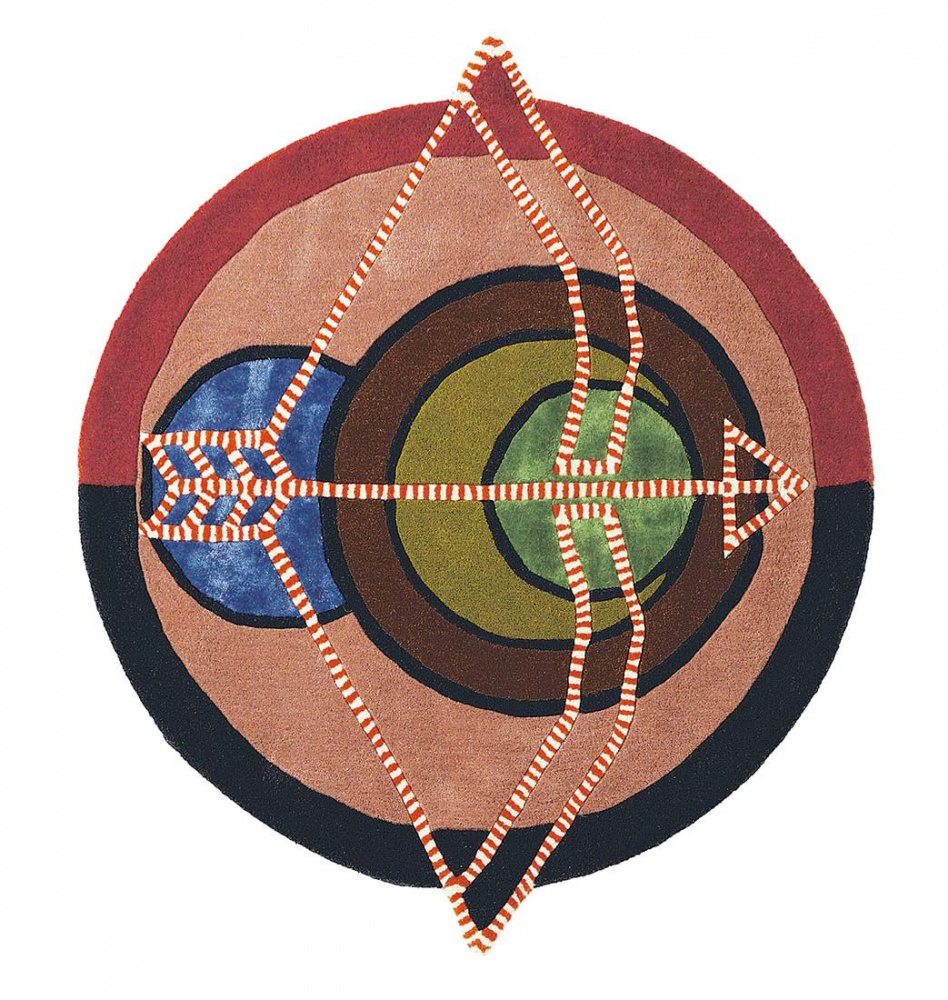 Dywan Okrągły Zodiac Sagittarius Circle 161905 | Rozmiar: Ø 200 cm