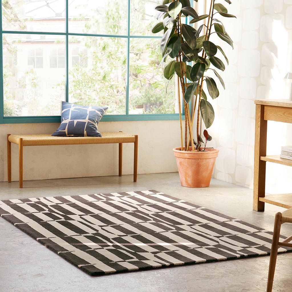 Dywan Lohko Stripe Charcoal | Rozmiar: 250 × 350 cm