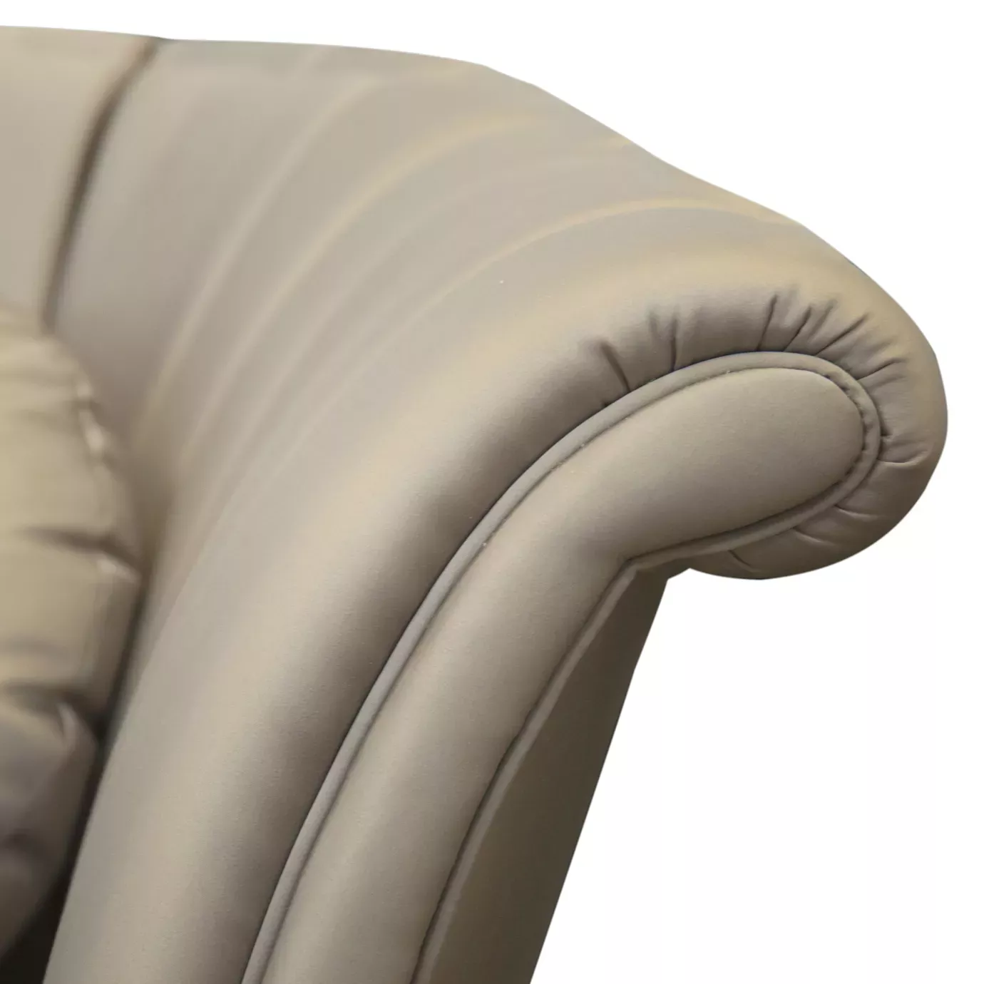 Sofa Saphira z metalową podstawą długa