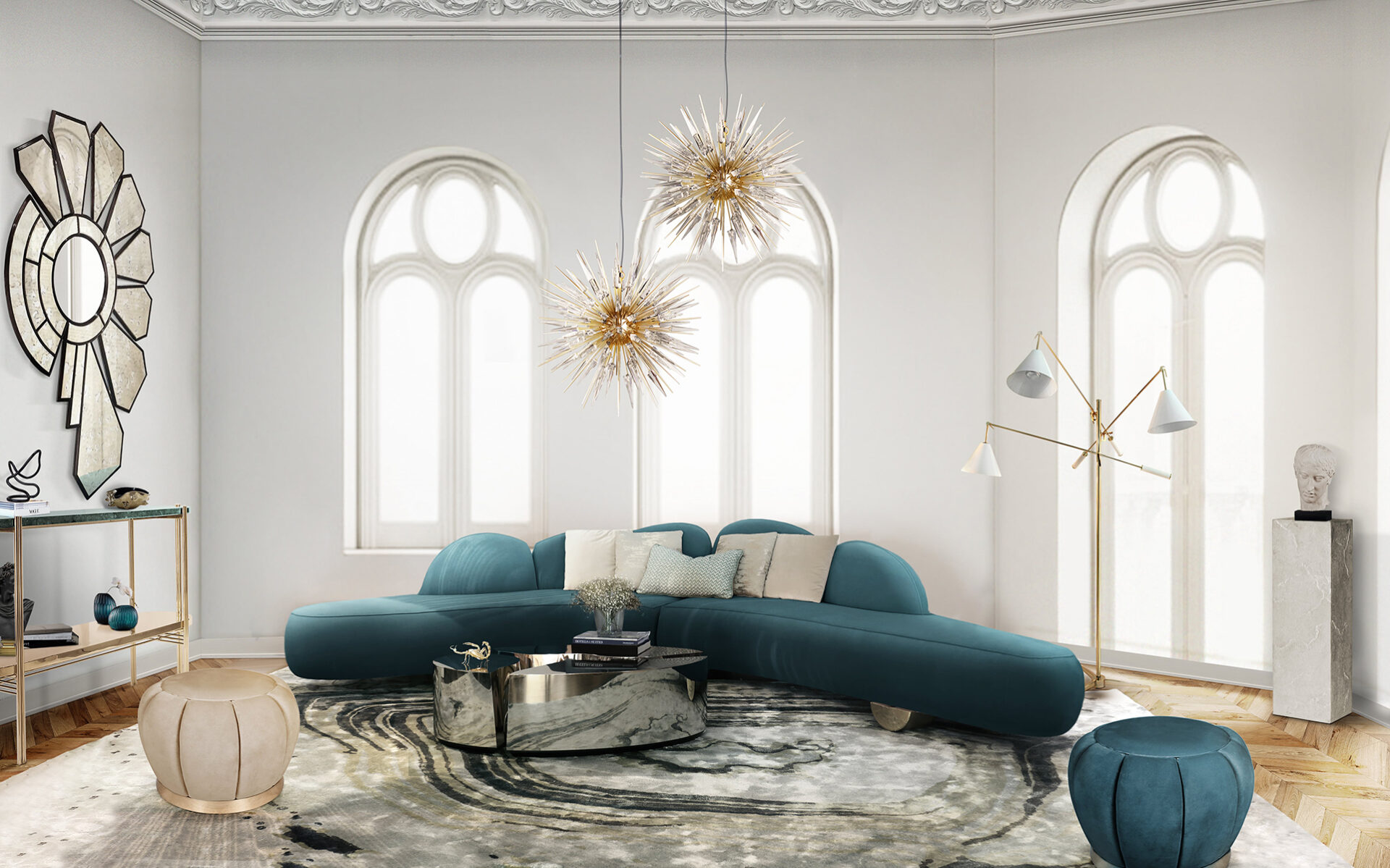 Lampa podłogowa Crooner - 17