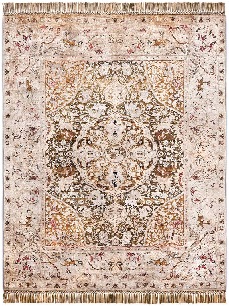 Dywan No. 01 Gold | Rozmiar: 170 × 240 cm