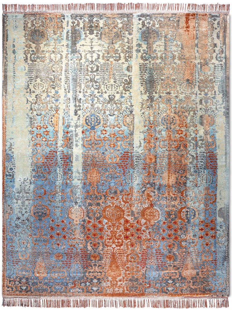 Dywan Woods Aqua | Rozmiar: 300 × 400 cm