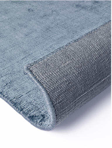 Jednokolorowy Dywan Wiskozowy Powder Blue | Rozmiar: 200 x 300 cm