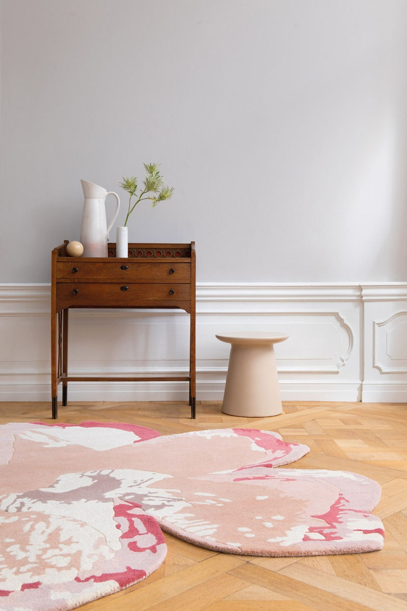 Dywan Shaped Magnolia Light Pink 162302 | Rozmiar: Ø 150 cm