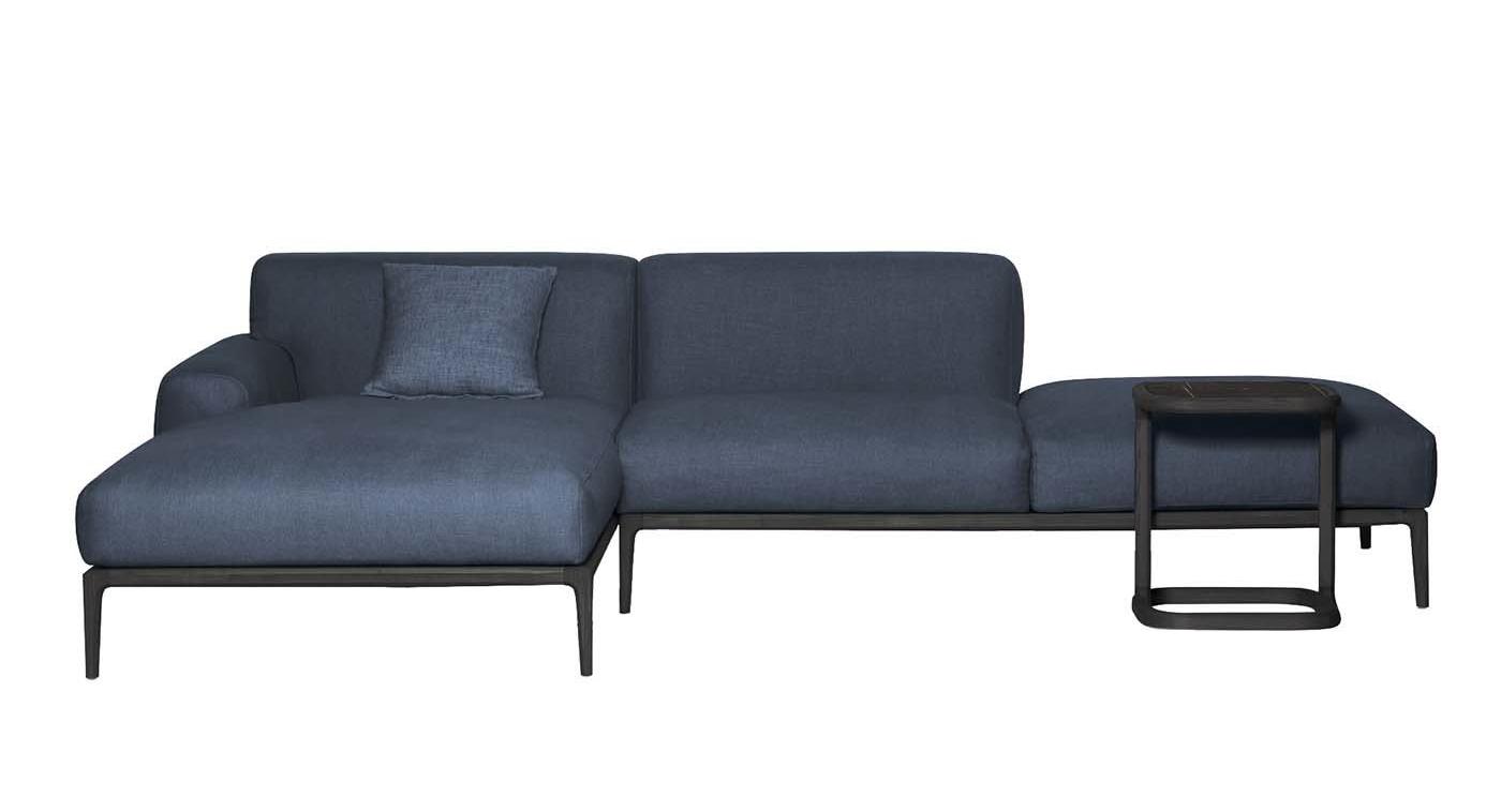 Sofa narożna Bellagio niebieska